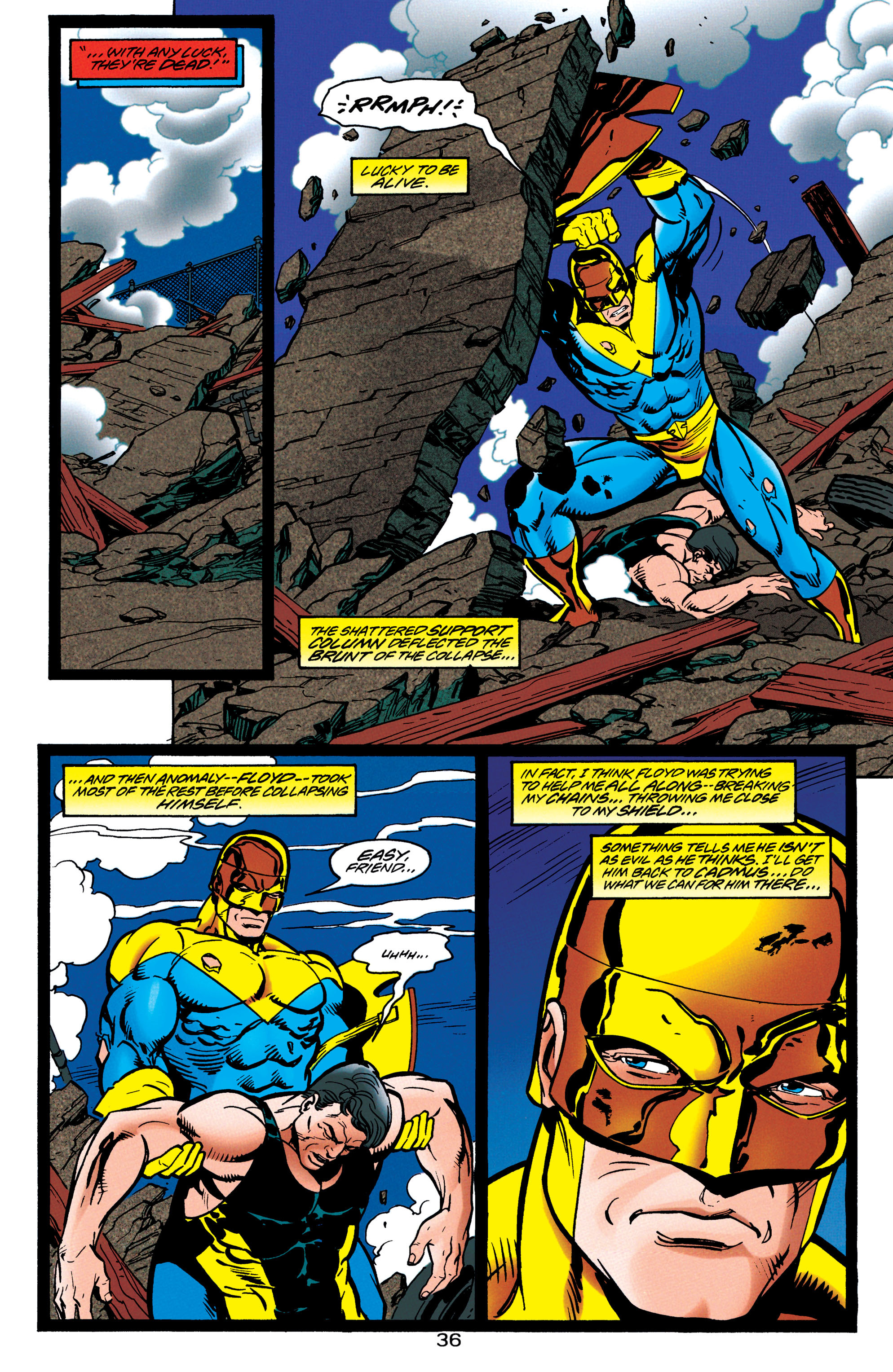 Read online Adventures of Superman (1987) comic -  Issue #550 - 37