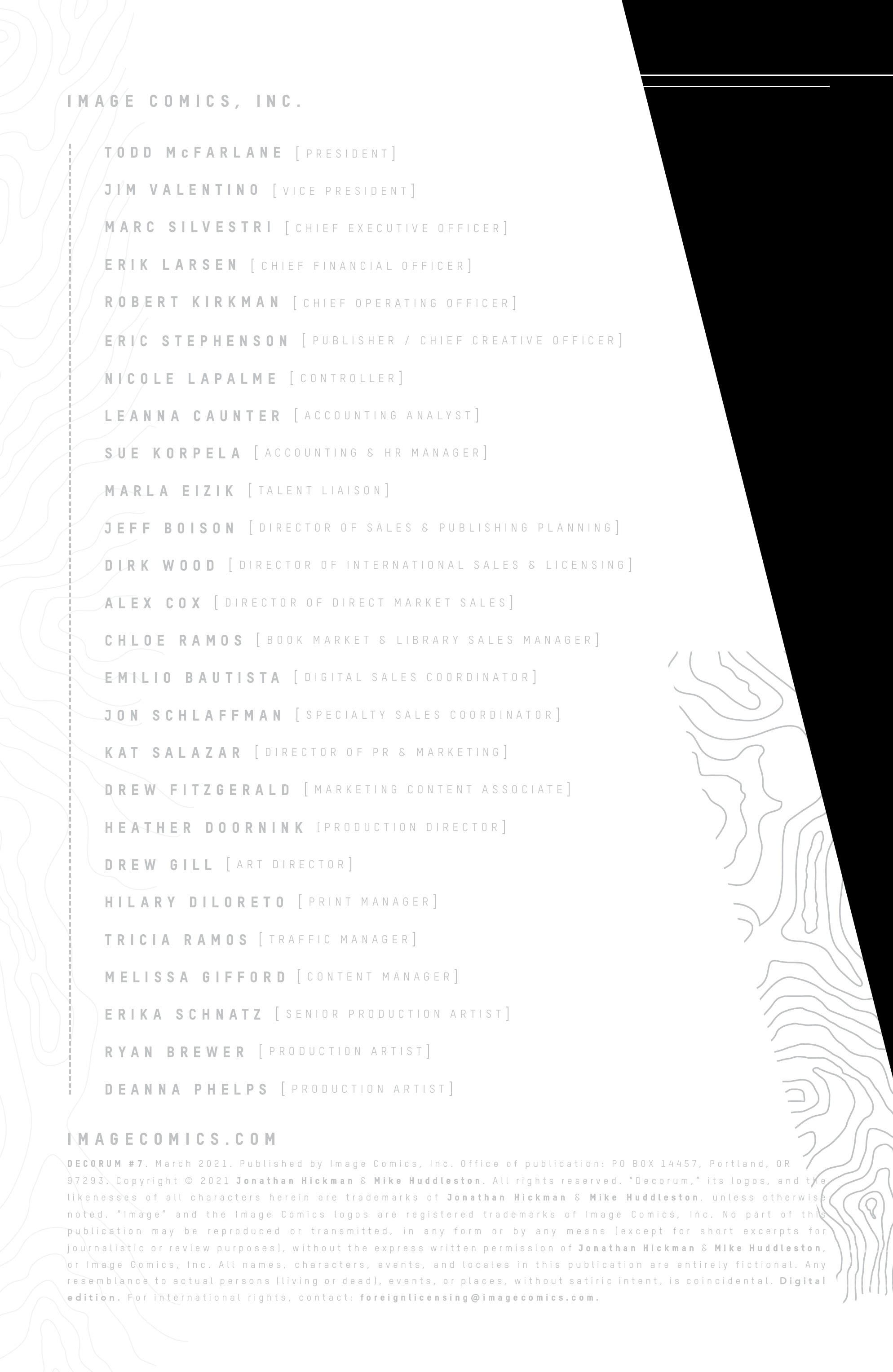 Read online Decorum comic -  Issue #7 - 2