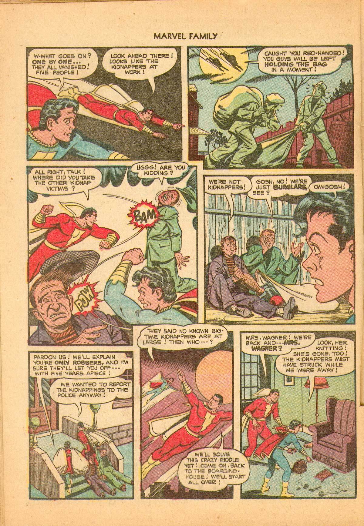 Read online The Marvel Family comic -  Issue #89 - 20