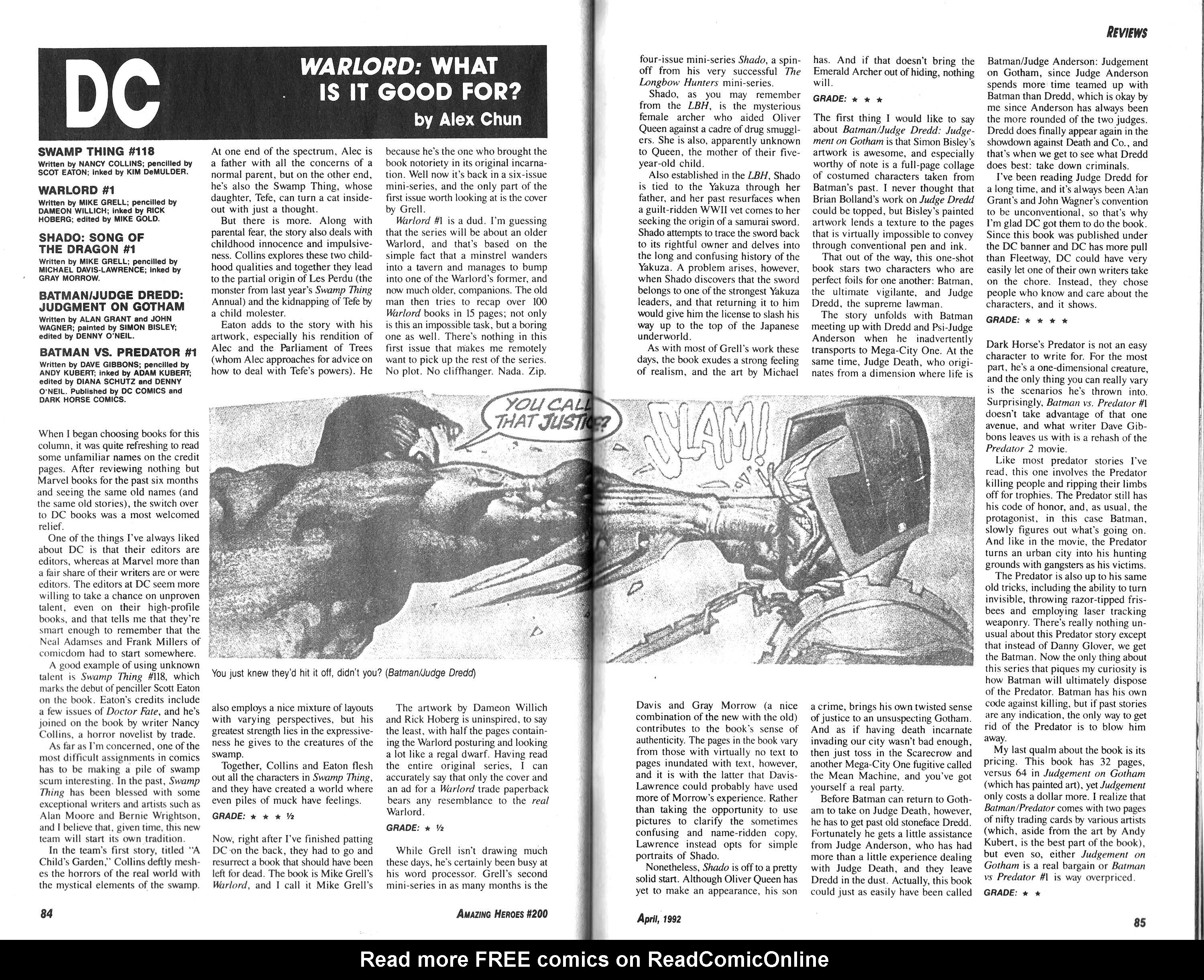 Read online Amazing Heroes comic -  Issue #200 - 43