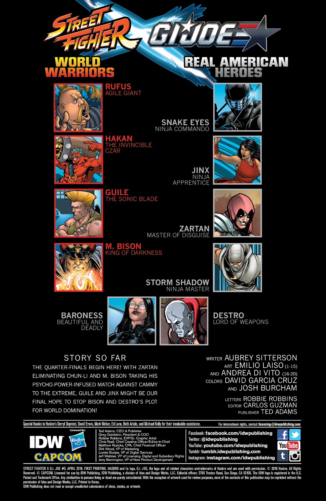 Street Fighter X G.I. Joe issue 3 - Page 2