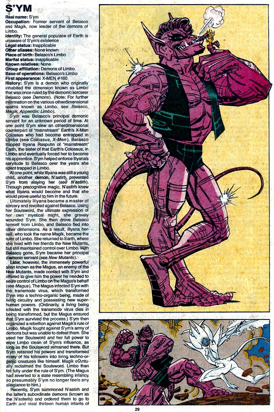 Read online The Official Handbook of the Marvel Universe: Update '89 comic -  Issue #7 - 31