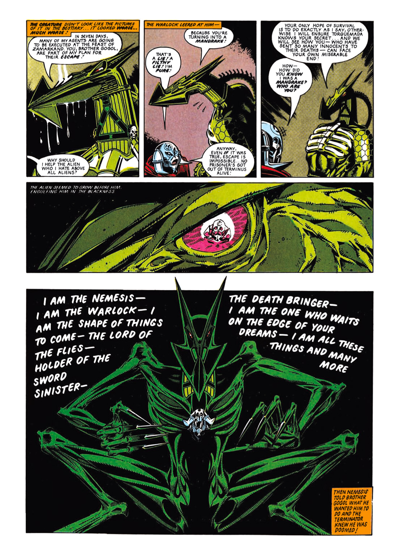 Read online Nemesis The Warlock comic -  Issue # TPB Deviant Edition - 46