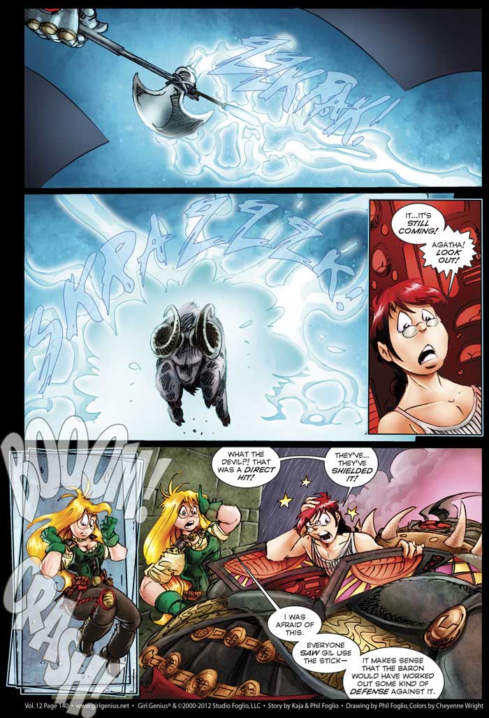 Read online Girl Genius (2002) comic -  Issue #12 - 140