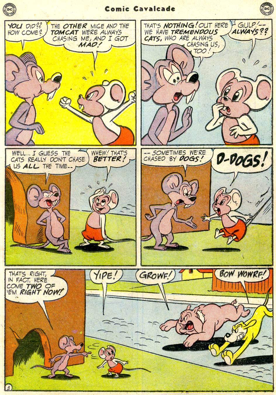 Read online Comic Cavalcade comic -  Issue #43 - 45