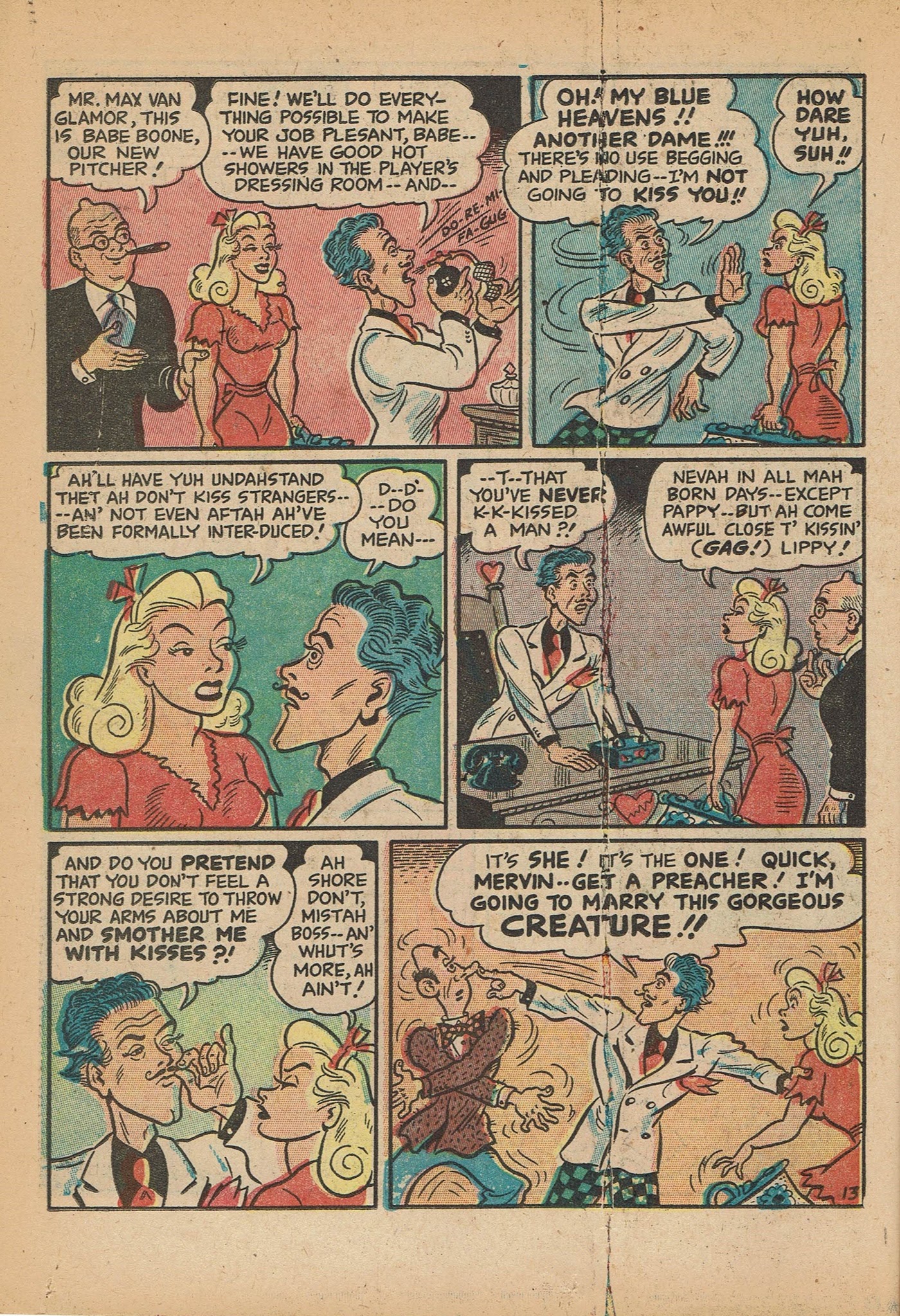 Read online Babe (1948) comic -  Issue #1 - 36