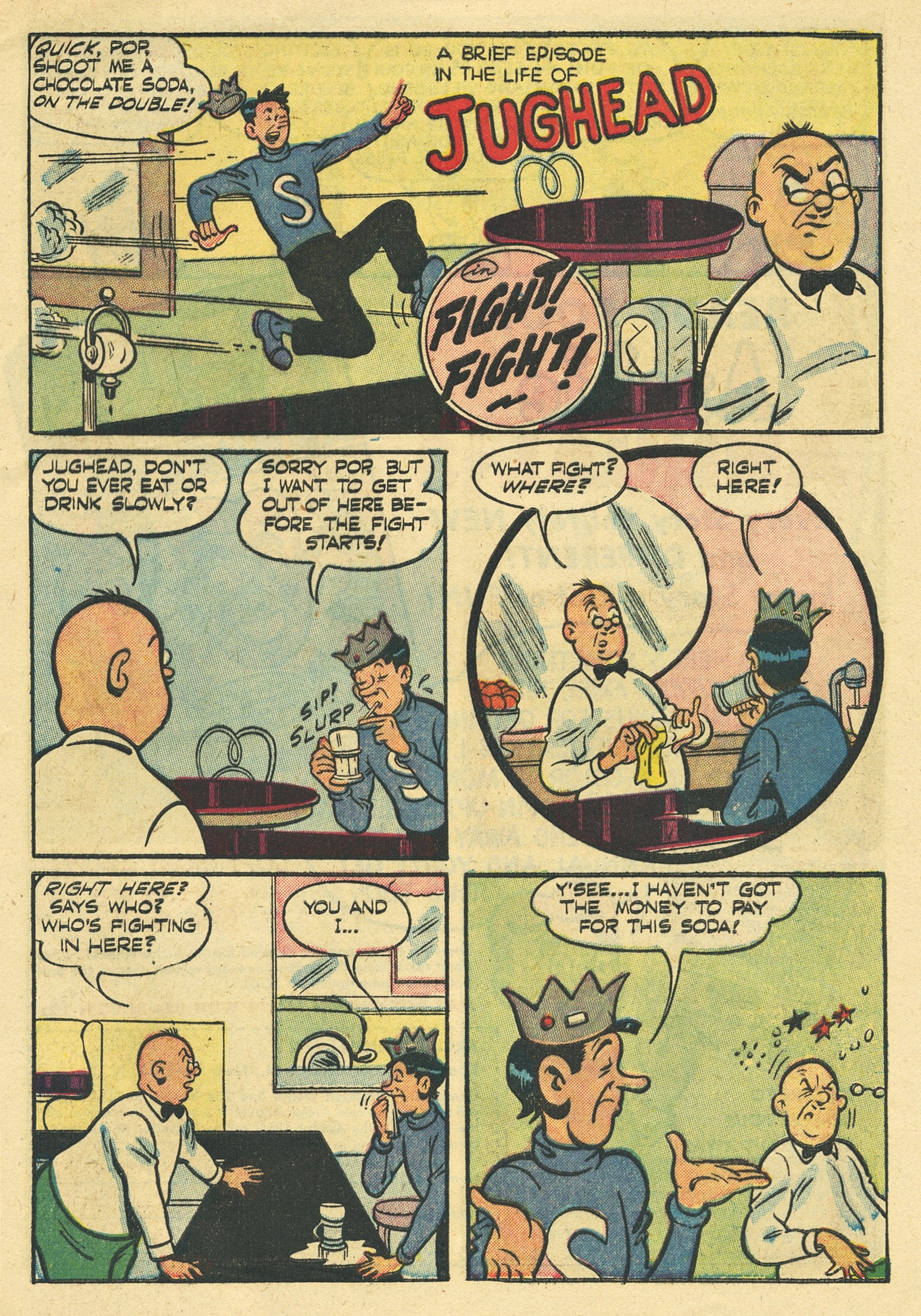 Read online Archie's Pal Jughead comic -  Issue #7 - 9