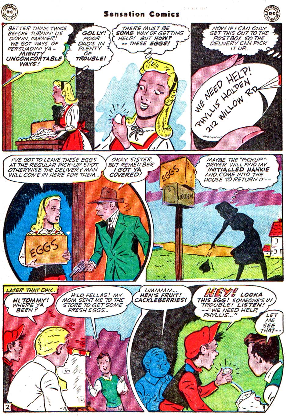 Read online Sensation (Mystery) Comics comic -  Issue #54 - 19