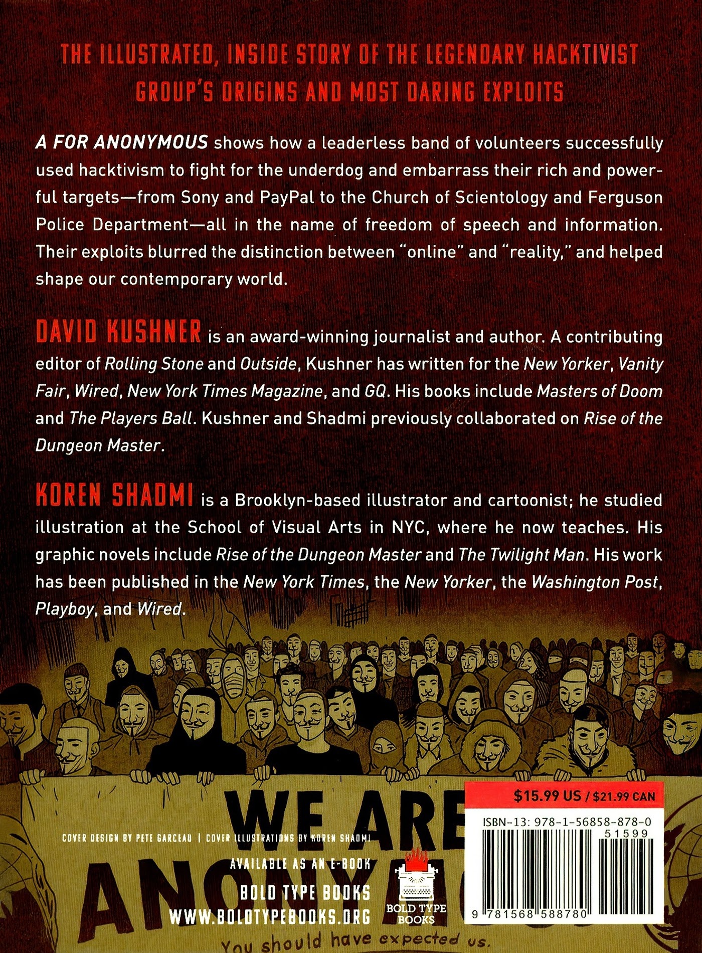 Read online A for Anonymous: How a Mysterious Hacker Collective Transformed the World comic -  Issue # TPB - 119