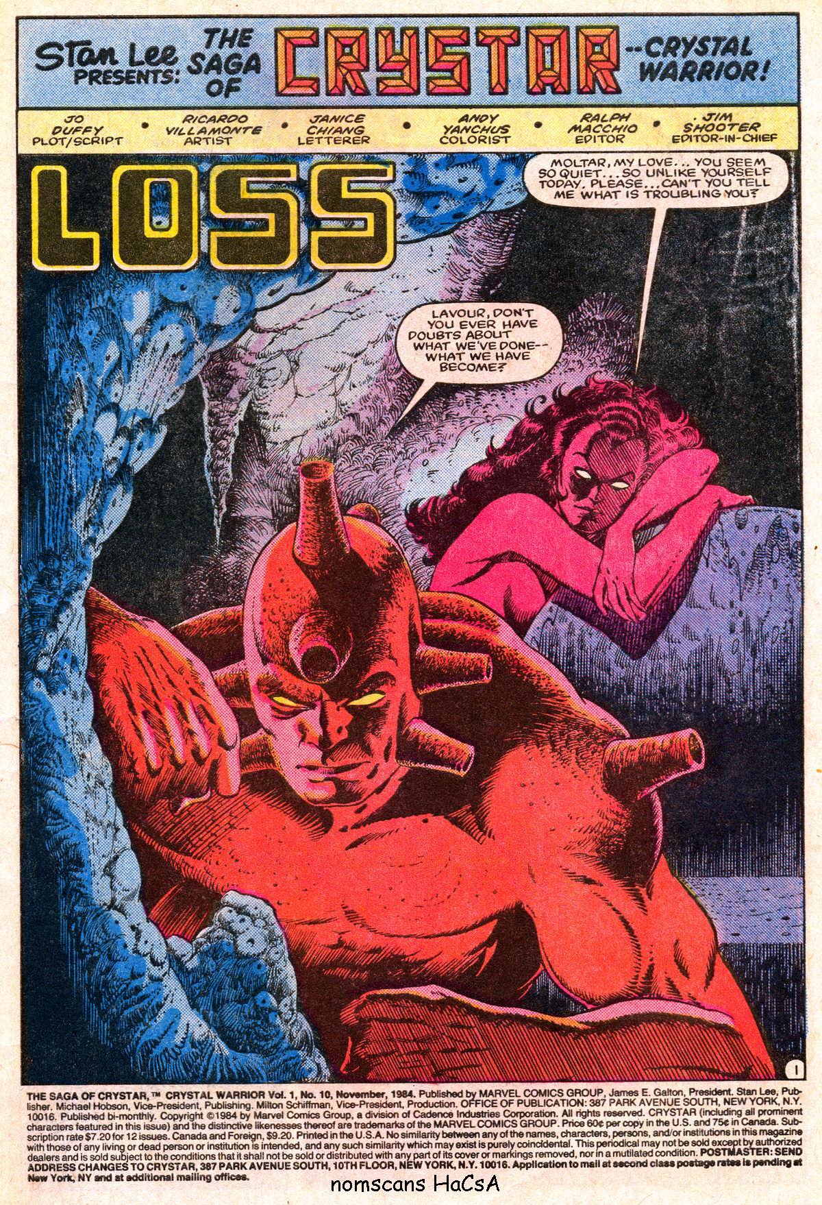 Read online The Saga of Crystar, Crystal Warrior comic -  Issue #10 - 2