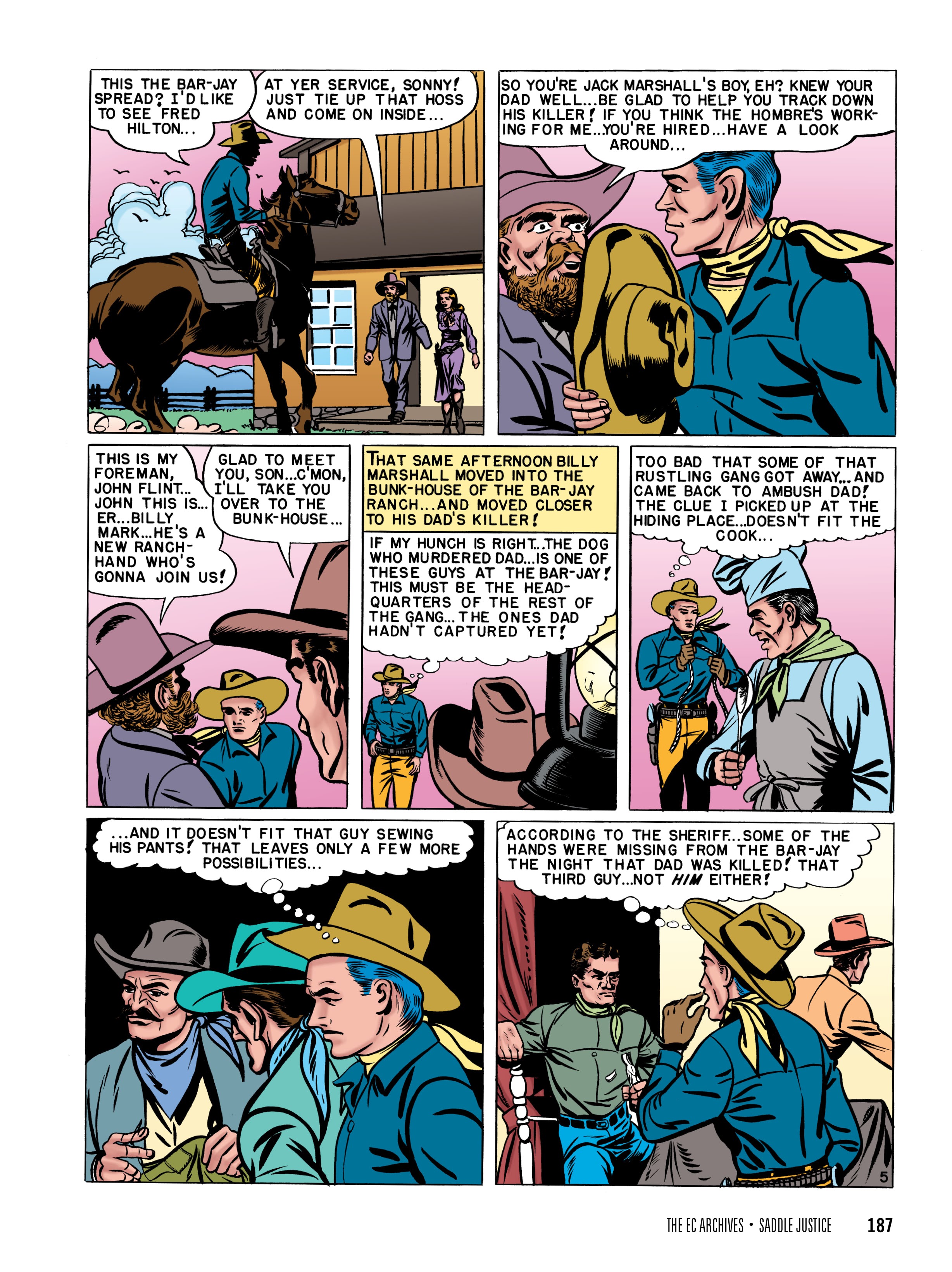 Read online The EC Archives: Saddle Justice comic -  Issue # TPB (Part 2) - 89