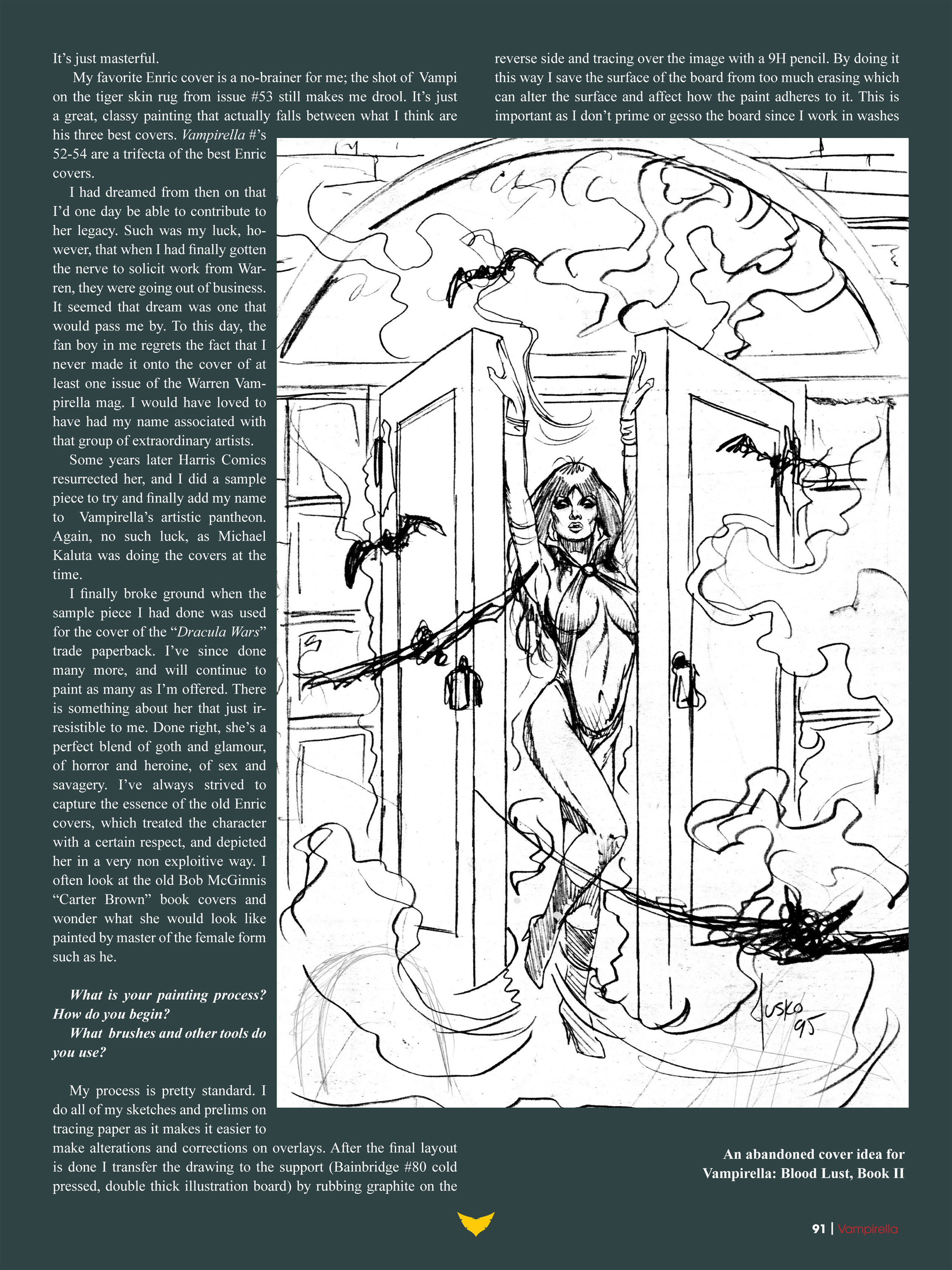 Read online The Art of Vampirella comic -  Issue # TPB (Part 1) - 89