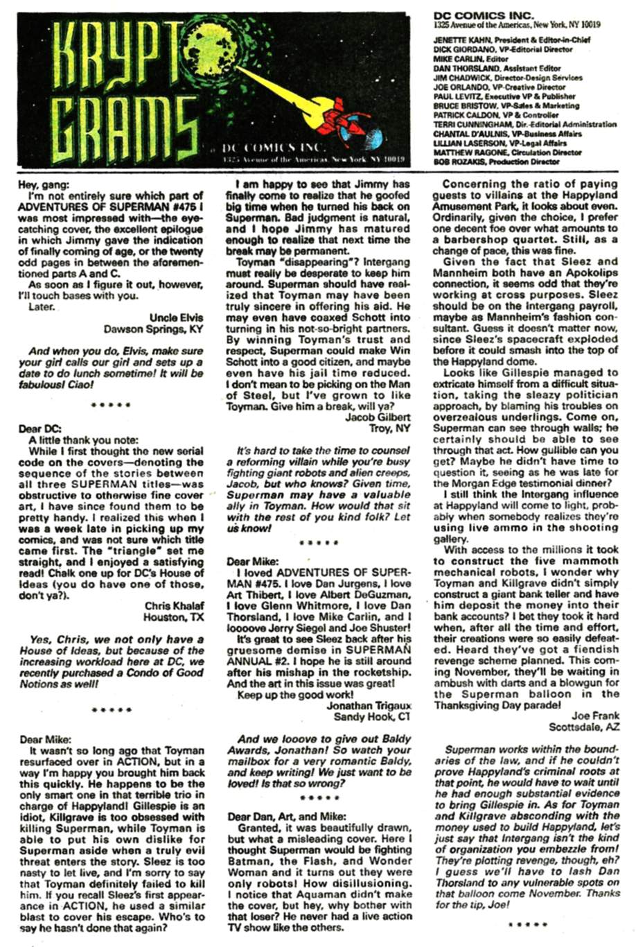Adventures of Superman (1987) 479 Page 22
