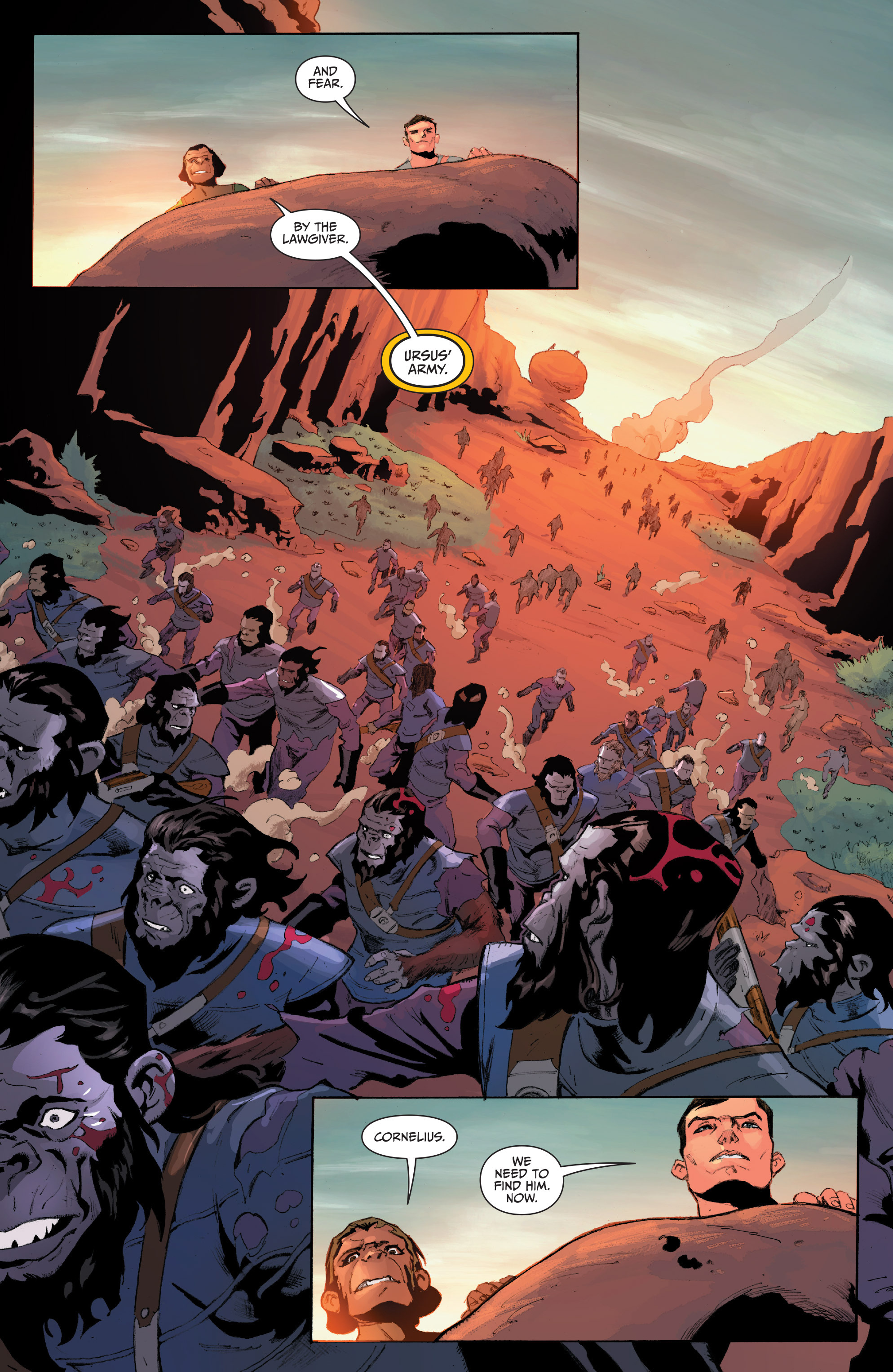 Read online Planet of the Apes/Green Lantern comic -  Issue #4 - 10
