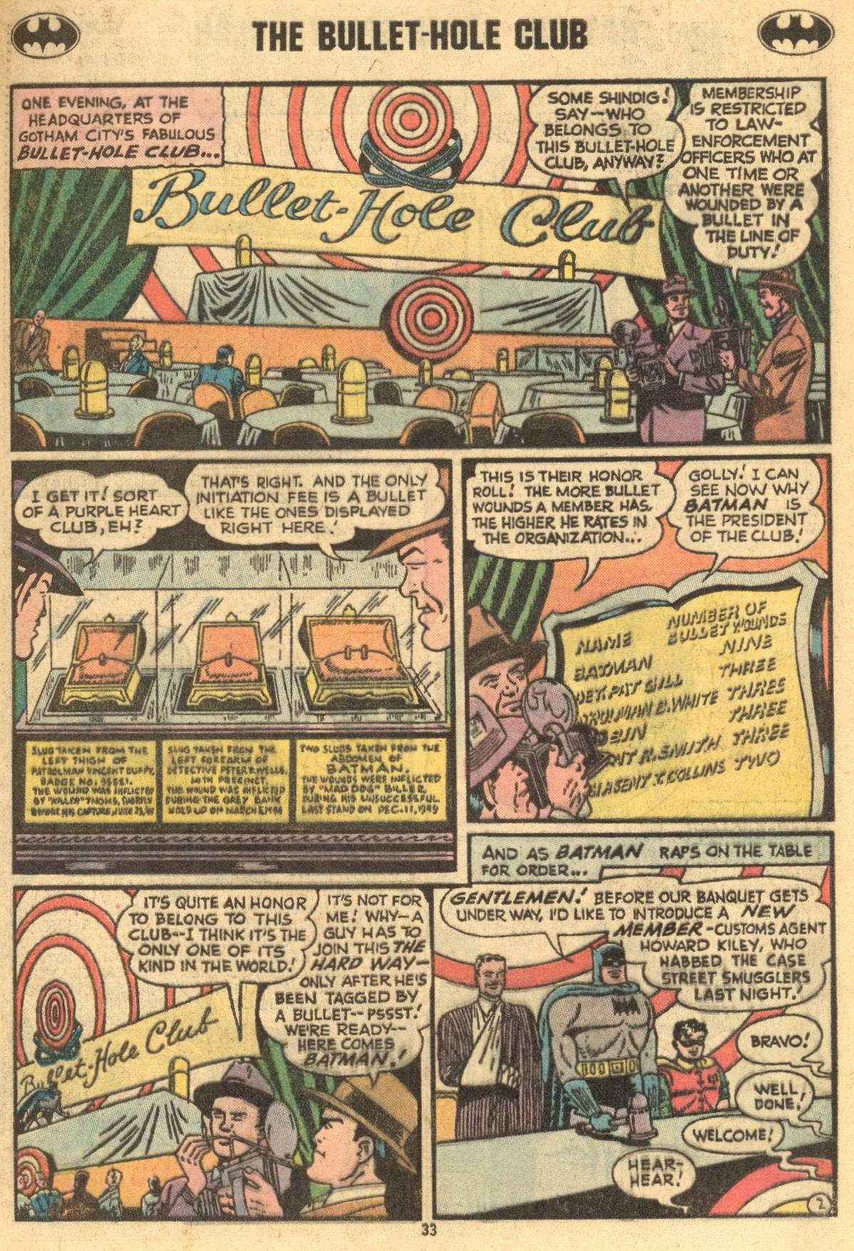 Read online Batman (1940) comic -  Issue #254 - 33
