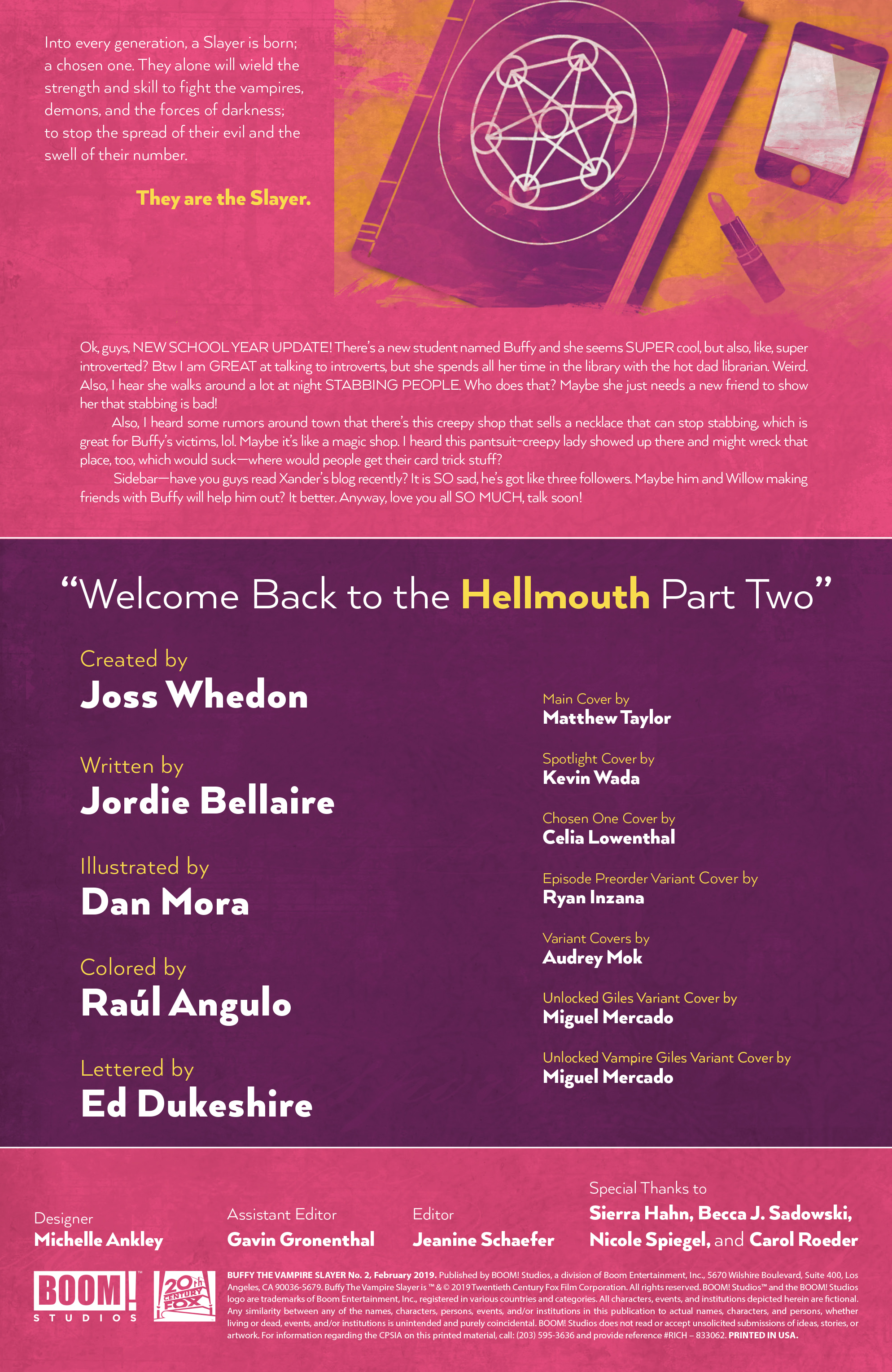 Read online Buffy the Vampire Slayer comic -  Issue #2 - 2