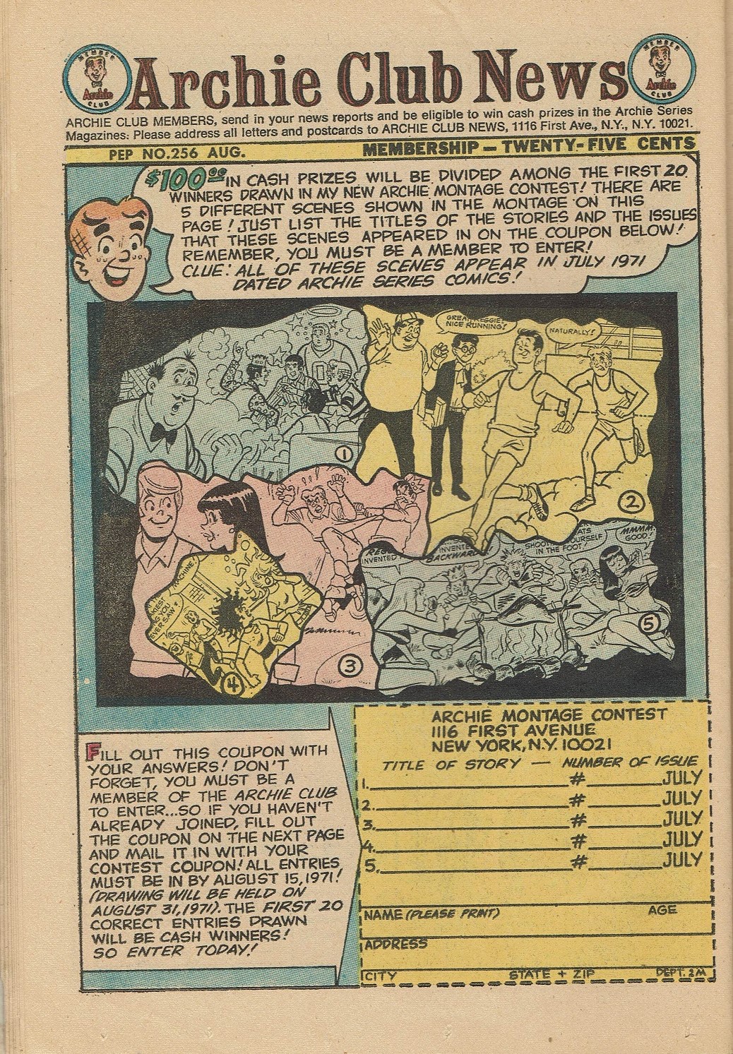 Read online Pep Comics comic -  Issue #256 - 26