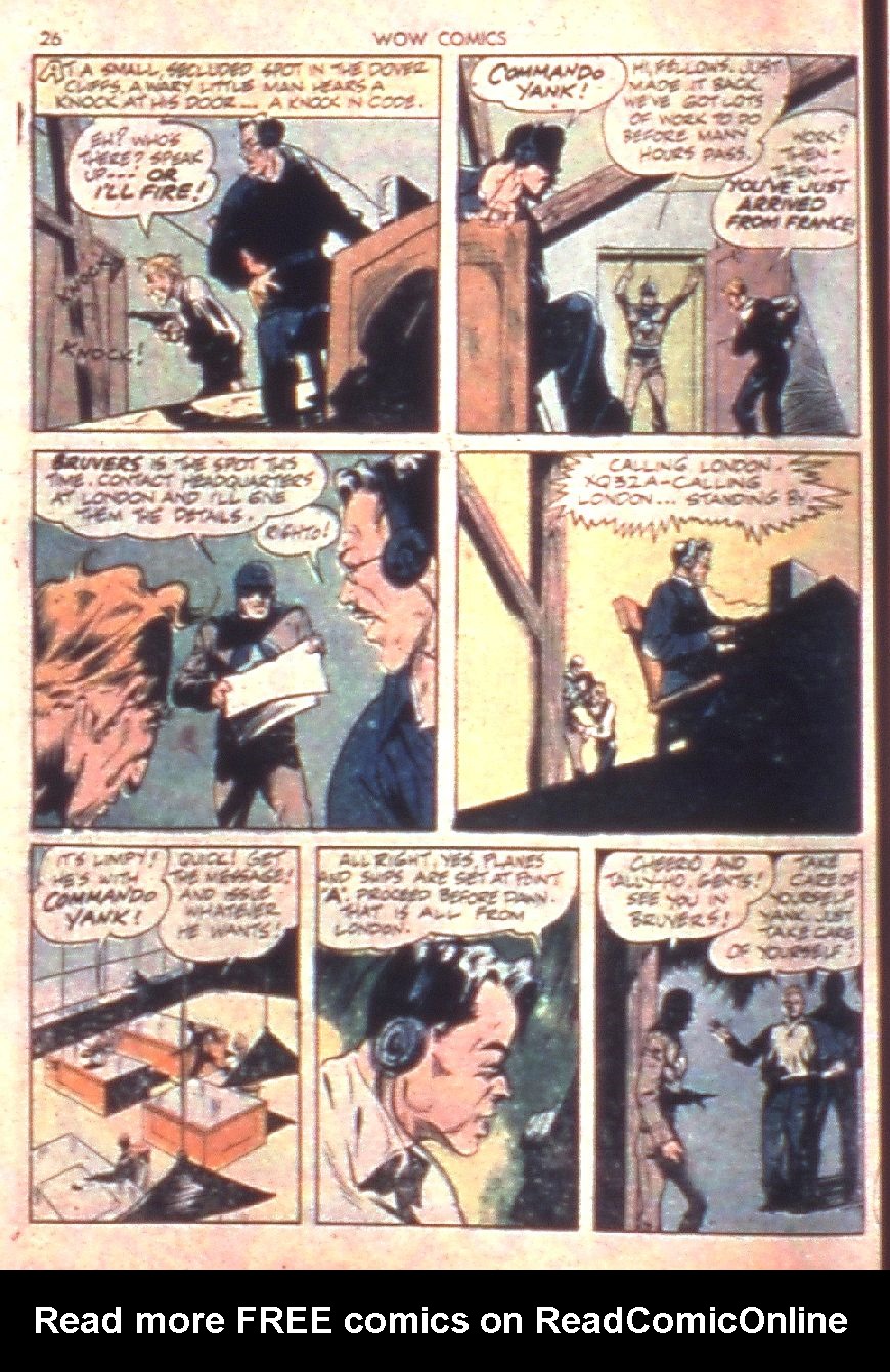 Read online Wow Comics comic -  Issue #7 - 26