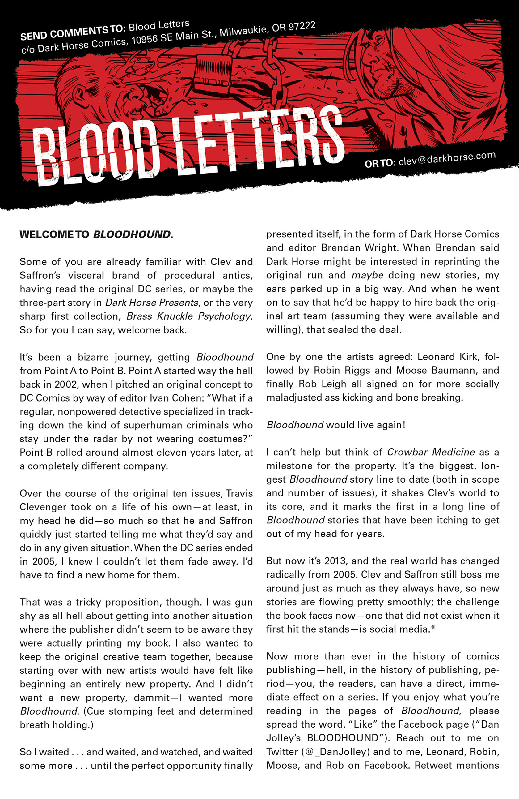 Read online Bloodhound: Crowbar Medicine comic -  Issue #1 - 24