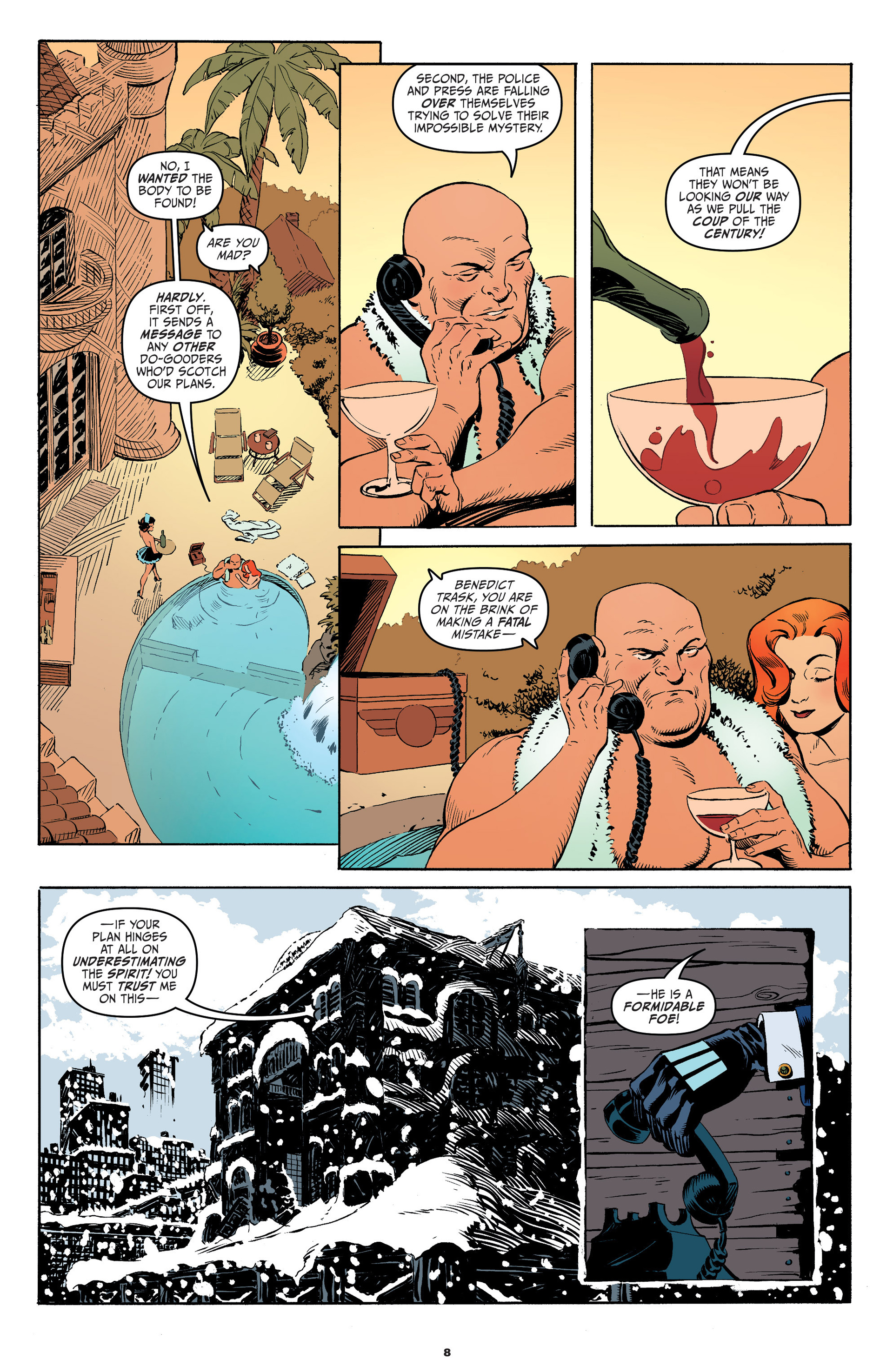 Read online The Rocketeer/The Spirit: Pulp Friction comic -  Issue #1 - 10