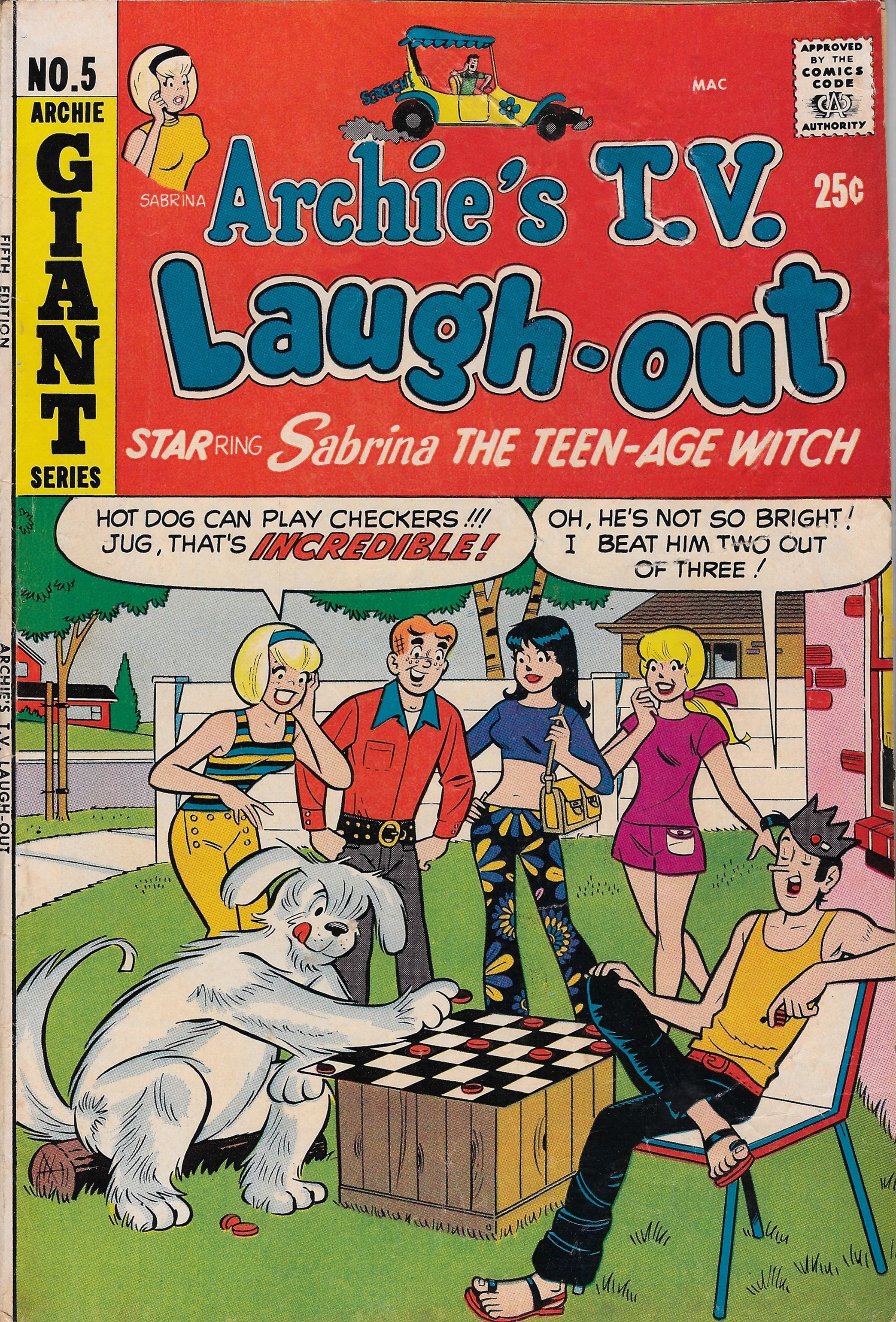 Read online Archie's TV Laugh-Out comic -  Issue #5 - 1