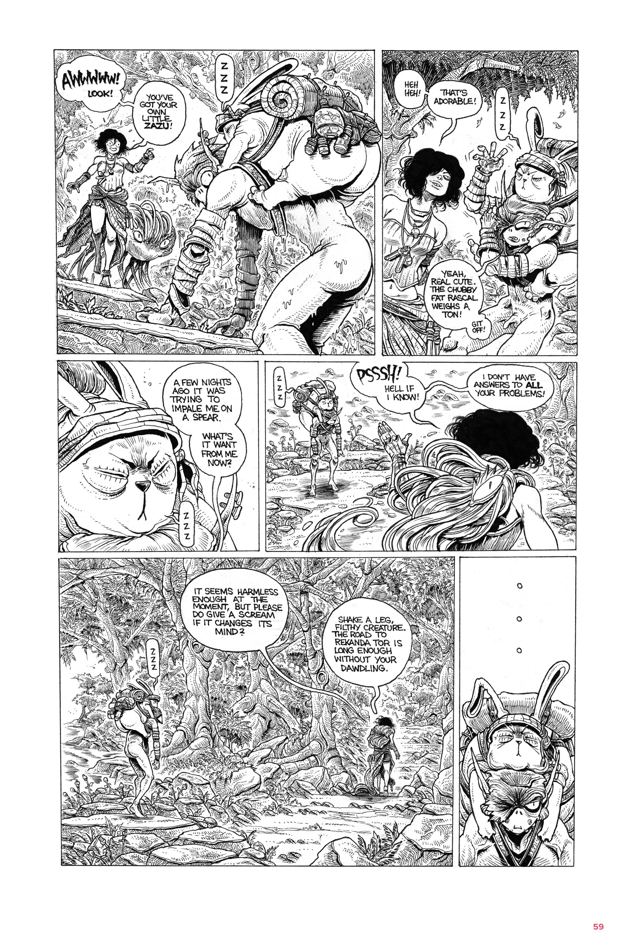 Read online Grunt: The Art and Unpublished Comics of James Stokoe comic -  Issue # TPB (Part 1) - 49