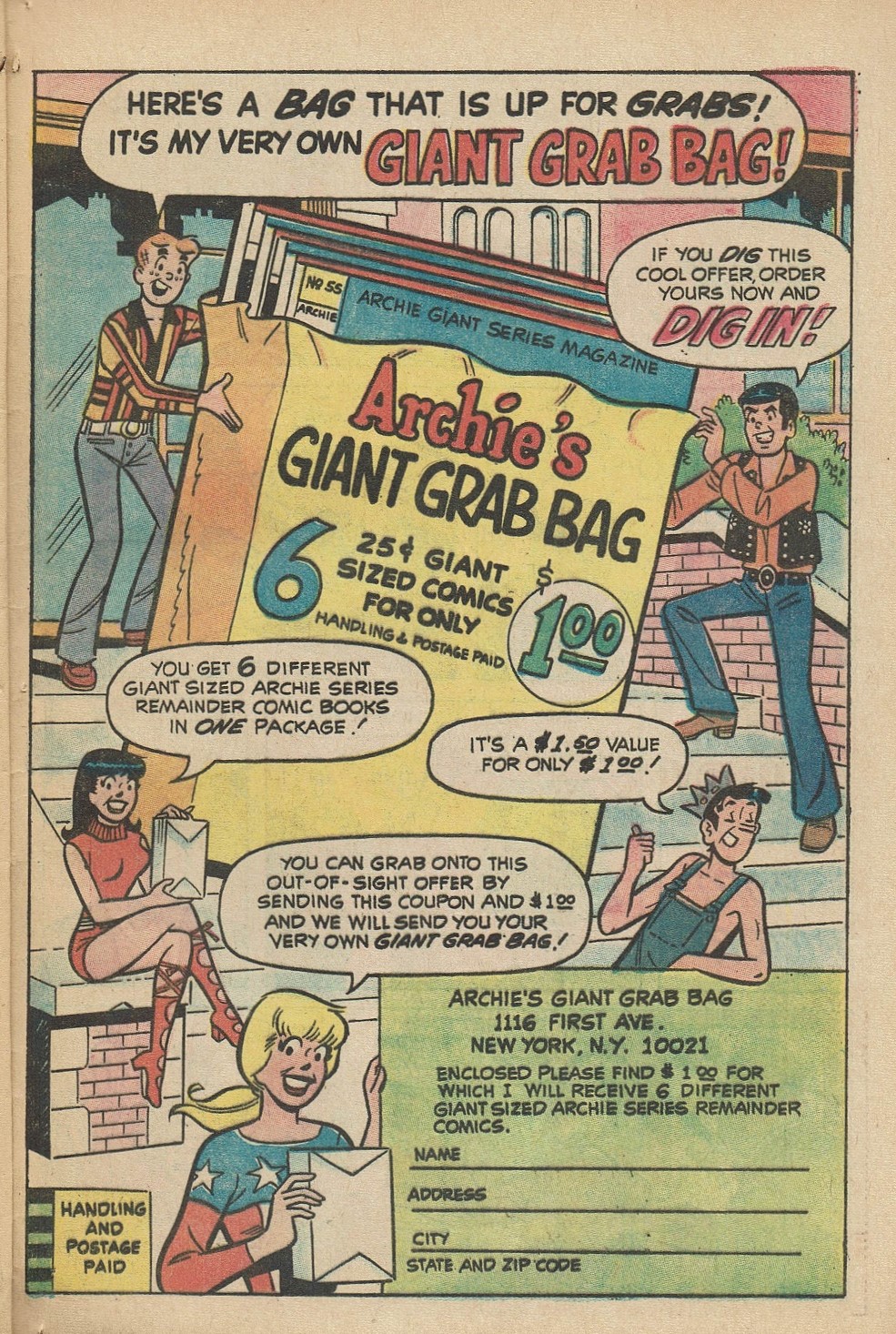 Read online Archie's TV Laugh-Out comic -  Issue #10 - 37
