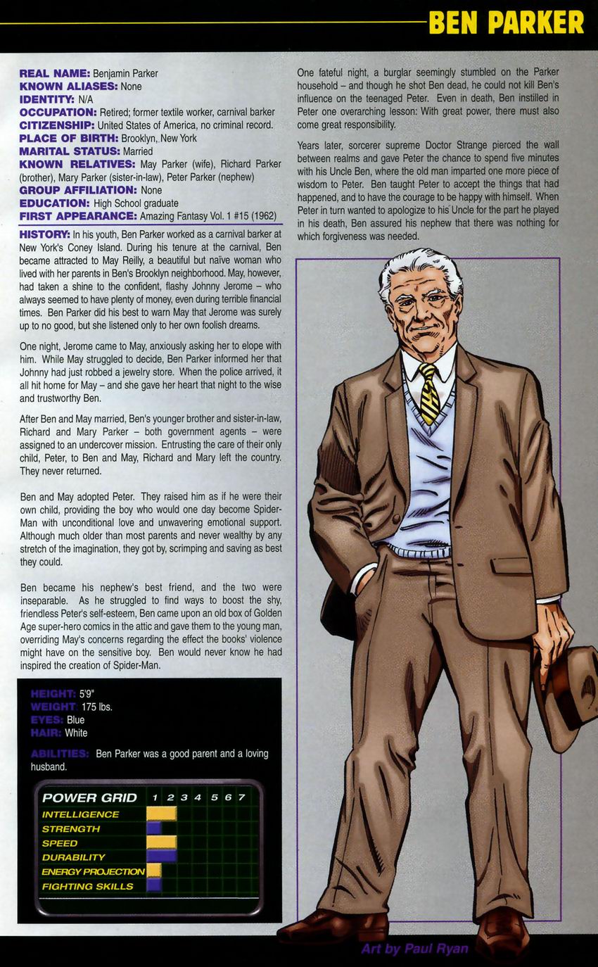 The Official Handbook of the Marvel Universe: Book of the Dead issue Full - Page 33