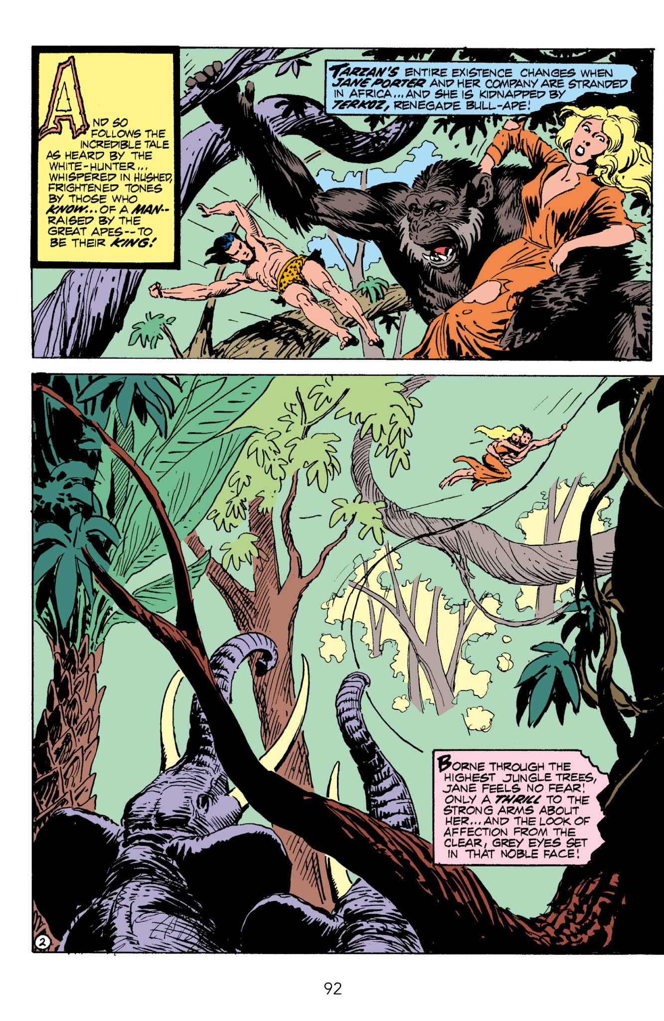 Read online Edgar Rice Burroughs' Tarzan The Joe Kubert Years comic -  Issue # TPB 1 (Part 1) - 91