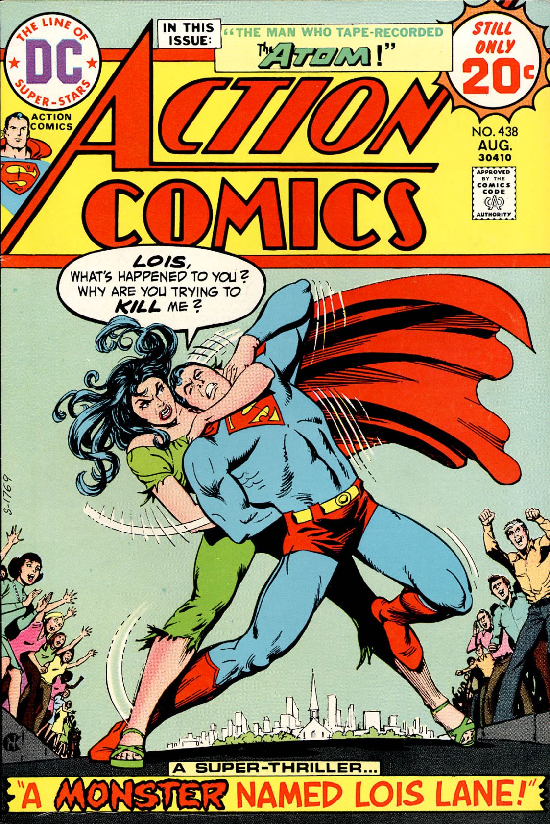 Read online Action Comics (1938) comic -  Issue #438 - 1