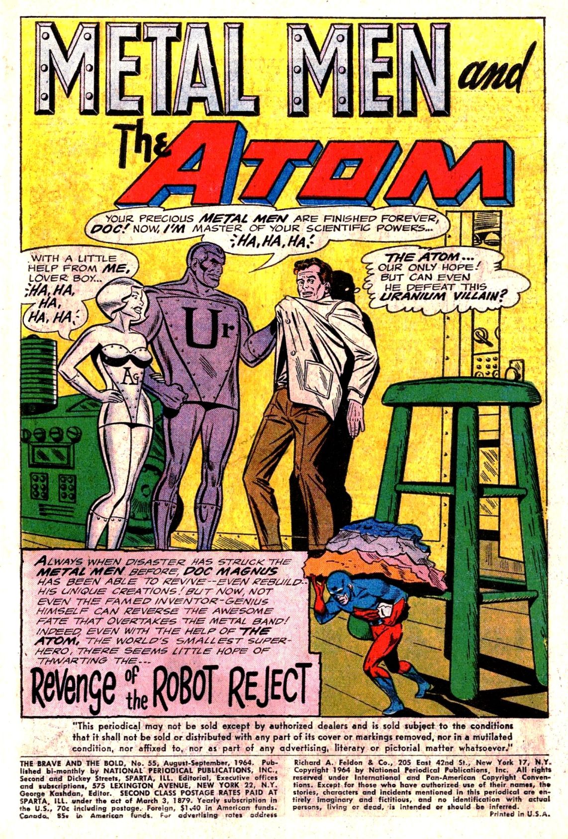 Read online The Brave and the Bold (1955) comic -  Issue #55 - 3