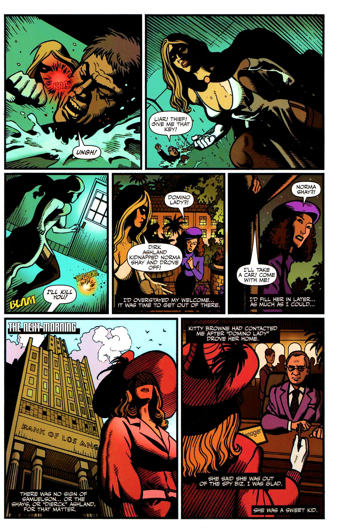 Read online Domino Lady comic -  Issue #5 - 29