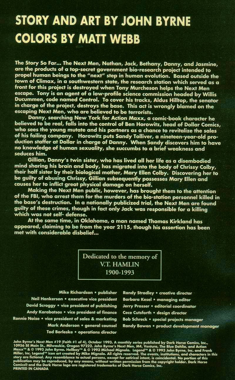 Read online John Byrne's Next Men (1992) comic -  Issue #19 - 2