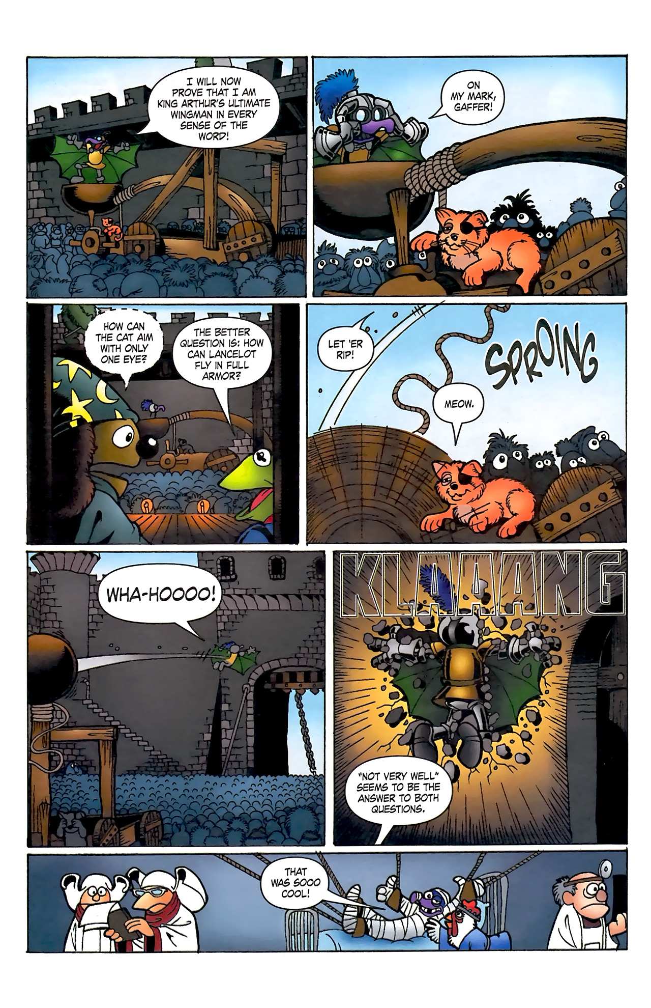 Read online Muppet King Arthur comic -  Issue #2 - 9