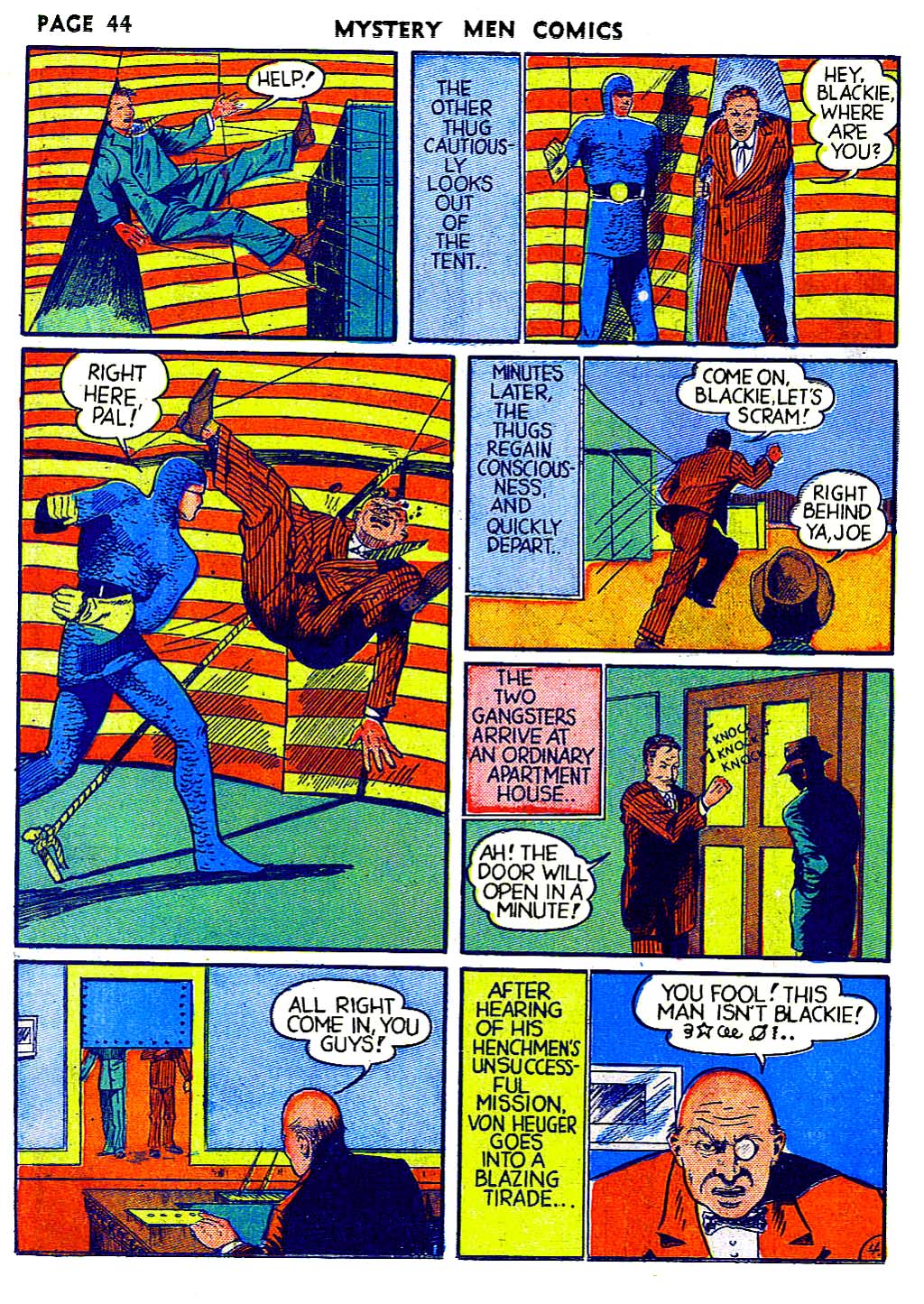 Read online Mystery Men Comics comic -  Issue #6 - 46