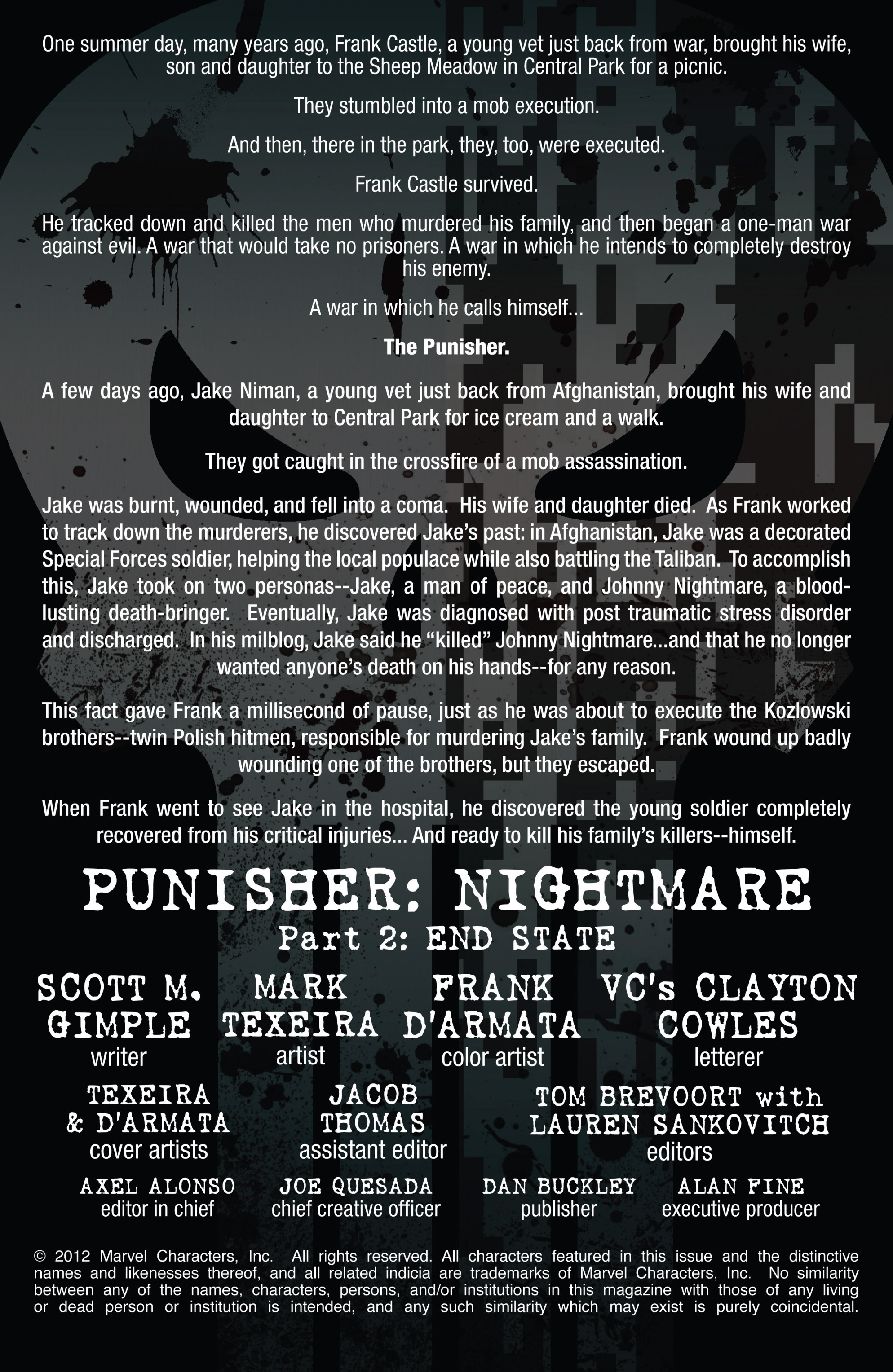Read online Punisher: Nightmare comic -  Issue #2 - 2