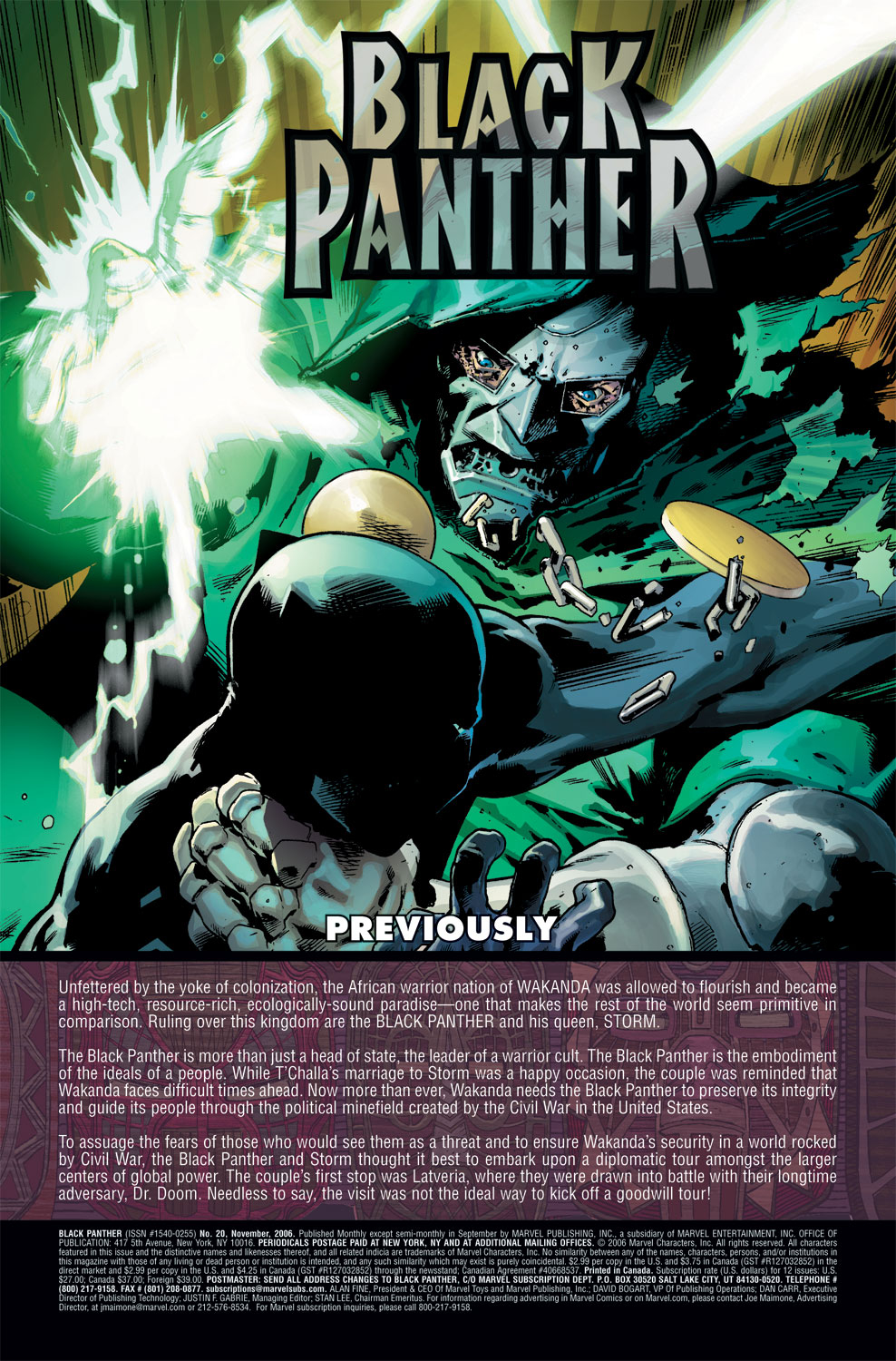 Black Panther (2005) issue 20 - Page 2