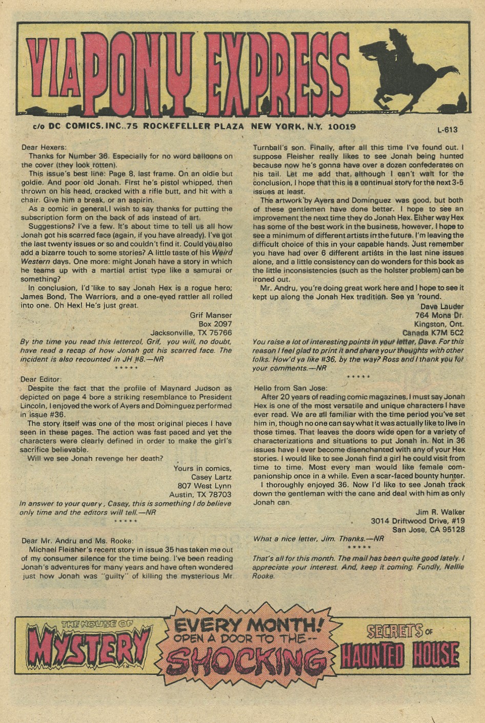 Read online Jonah Hex (1977) comic -  Issue #42 - 27