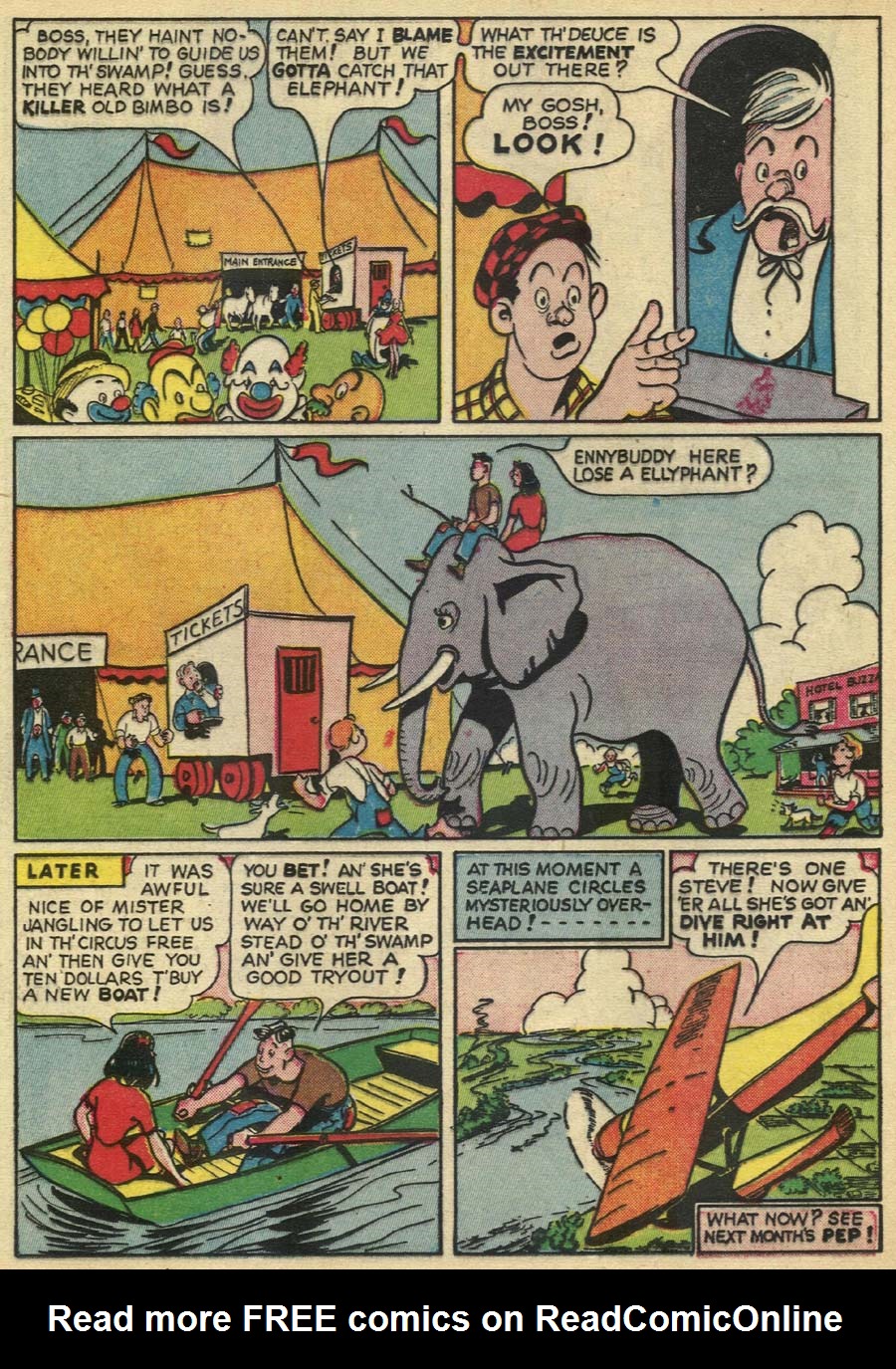 Read online Pep Comics comic -  Issue #42 - 42