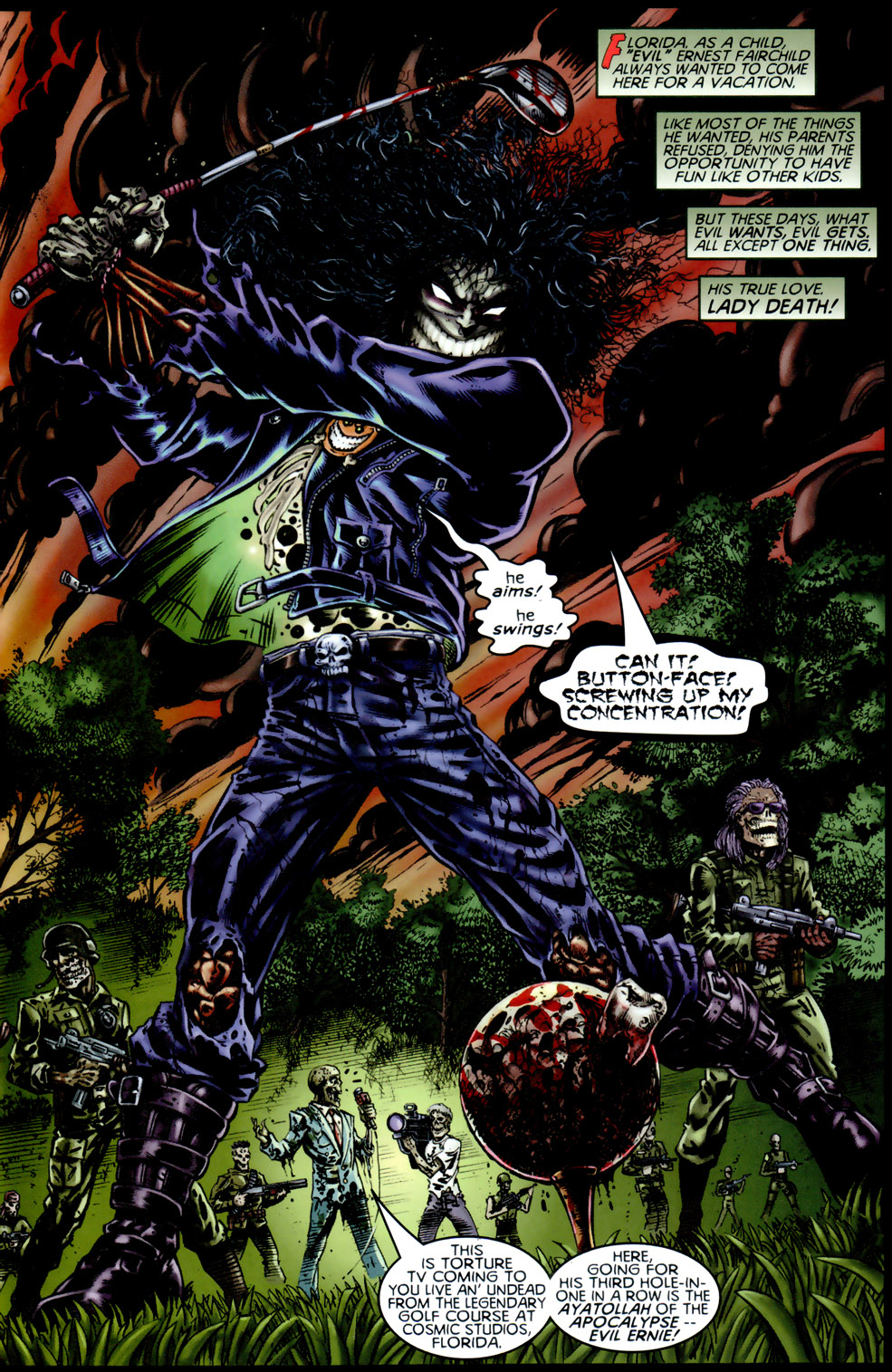 Read online Evil Ernie vs. the Movie Monsters comic -  Issue # Full - 3