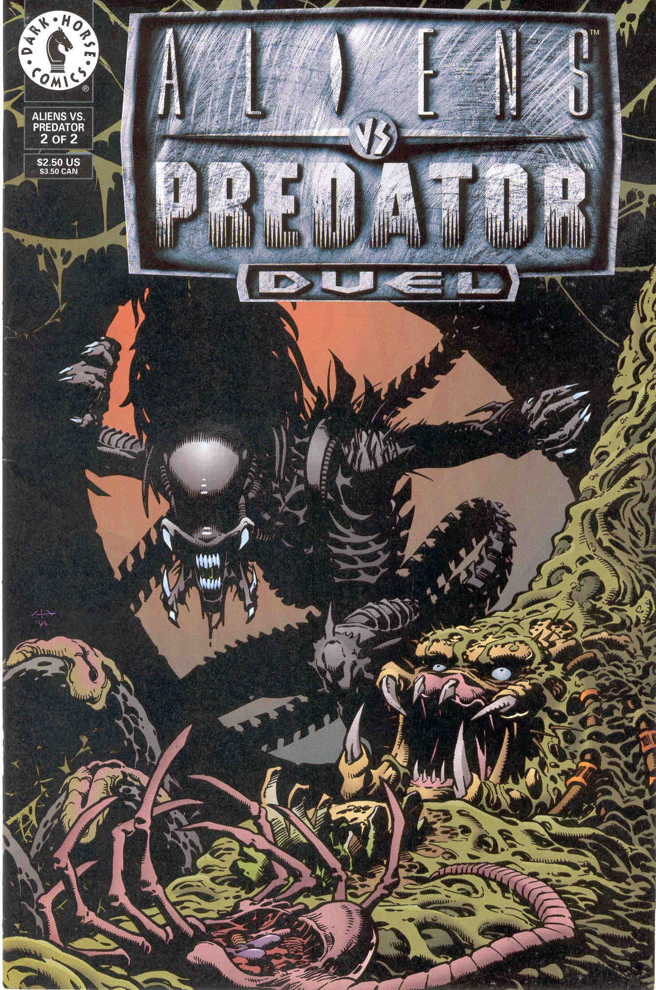 Read online Aliens vs. Predator: Duel comic -  Issue #2 - 1