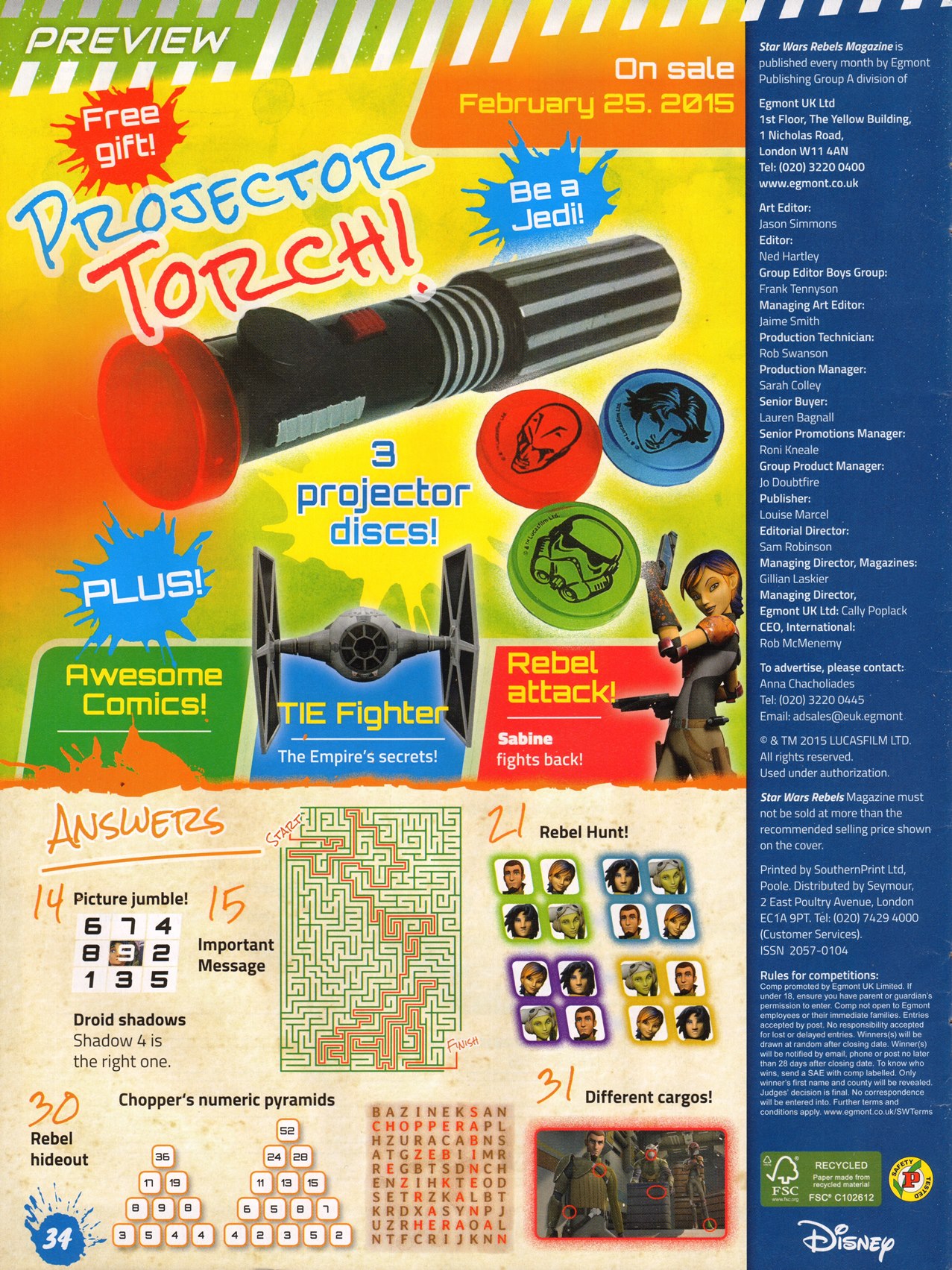 Read online Star Wars Rebels Magazine comic -  Issue #1 - 32