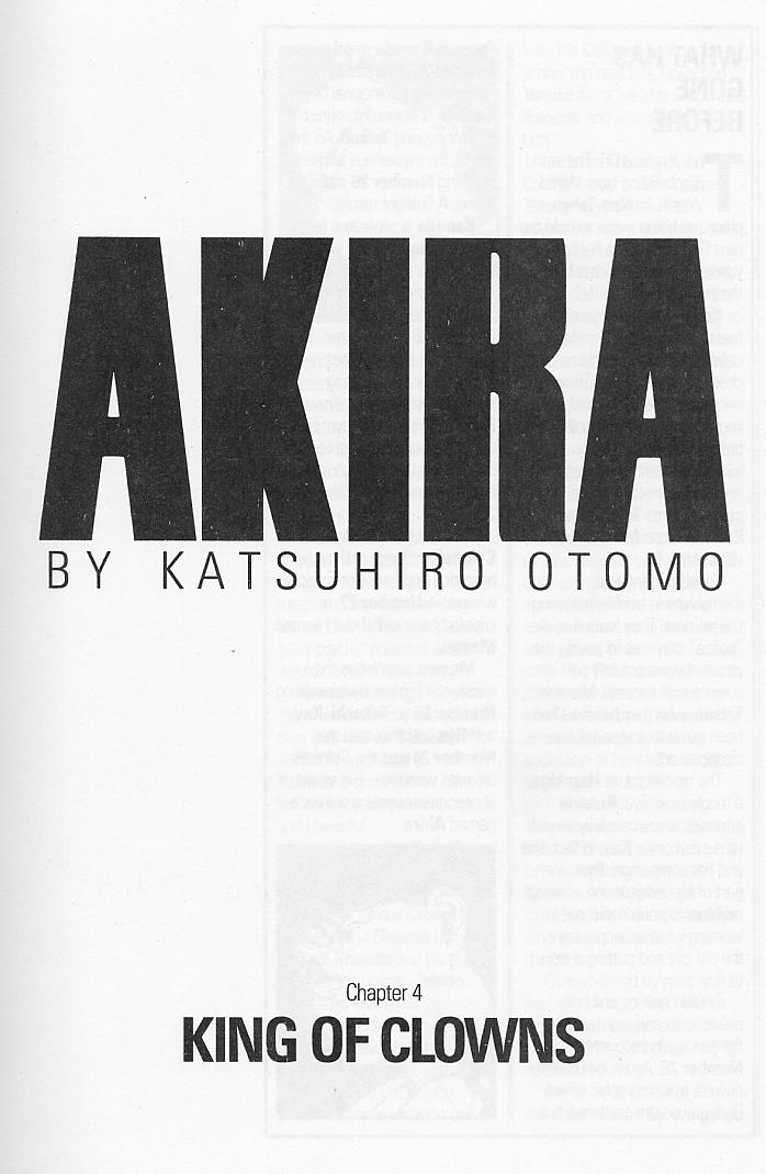 Read online Akira comic -  Issue #4 - 3