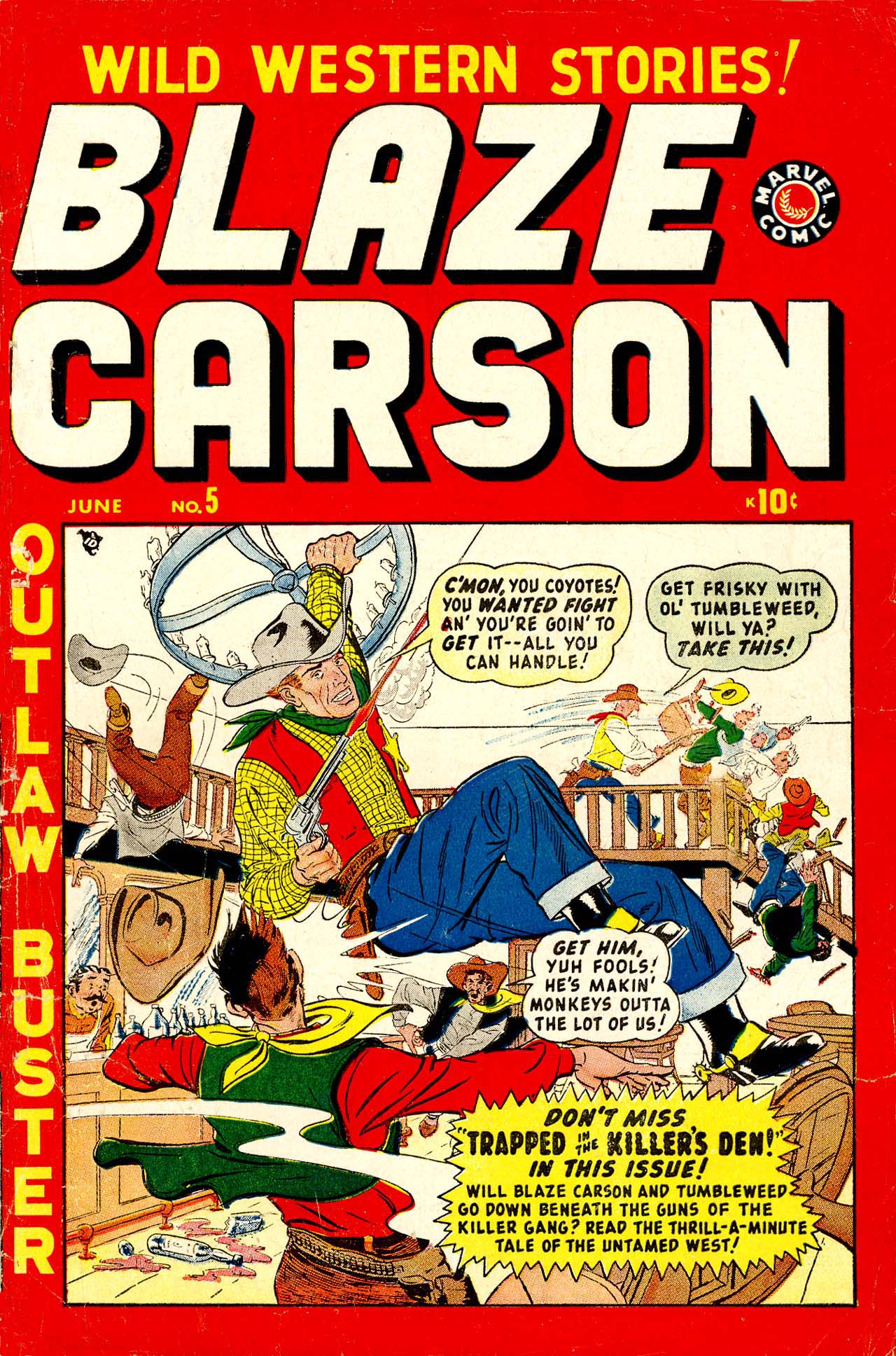 Read online Blaze Carson comic -  Issue #5 - 1