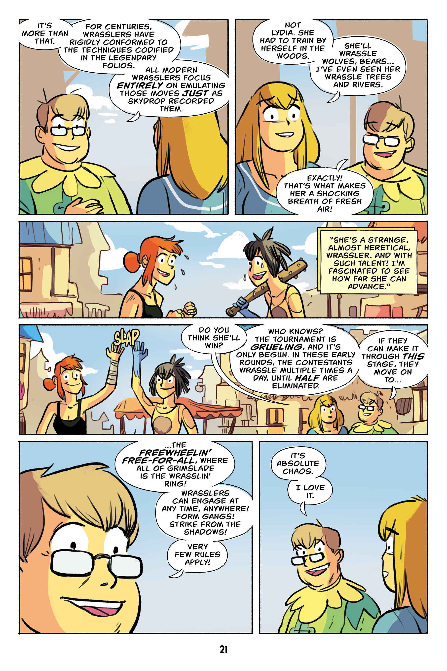 Read online Wrassle Castle comic -  Issue #2 - 21