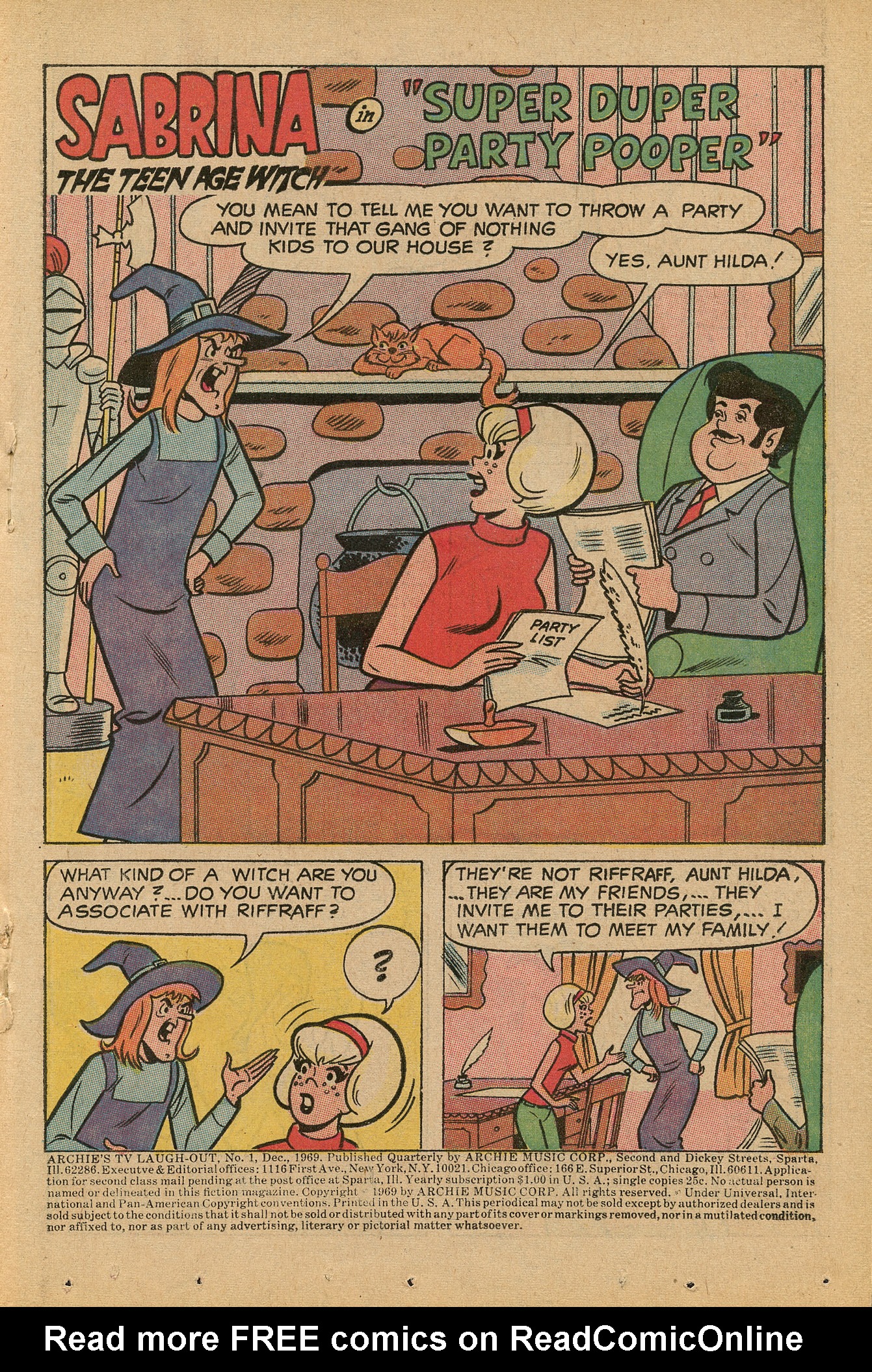 Read online Archie's TV Laugh-Out comic -  Issue #1 - 3