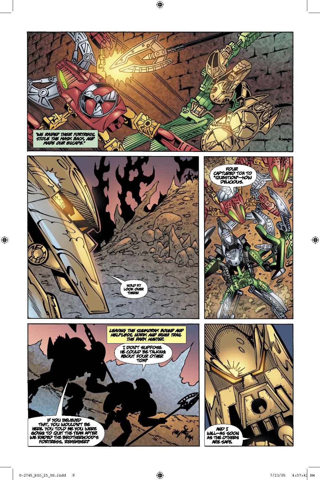 Read online Bionicle comic -  Issue #25 - 9