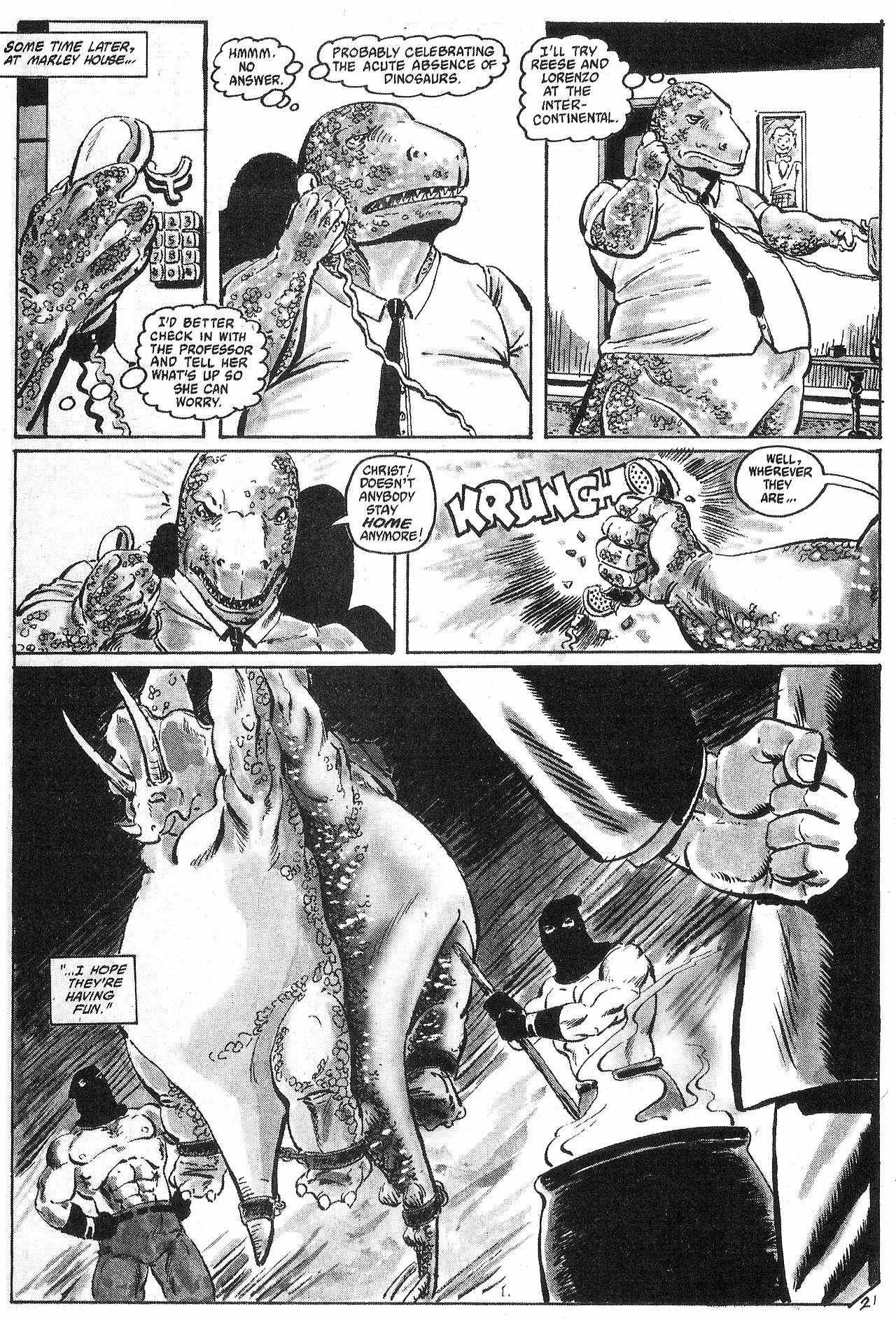 Read online Dinosaurs For Hire (1988) comic -  Issue #2 - 23