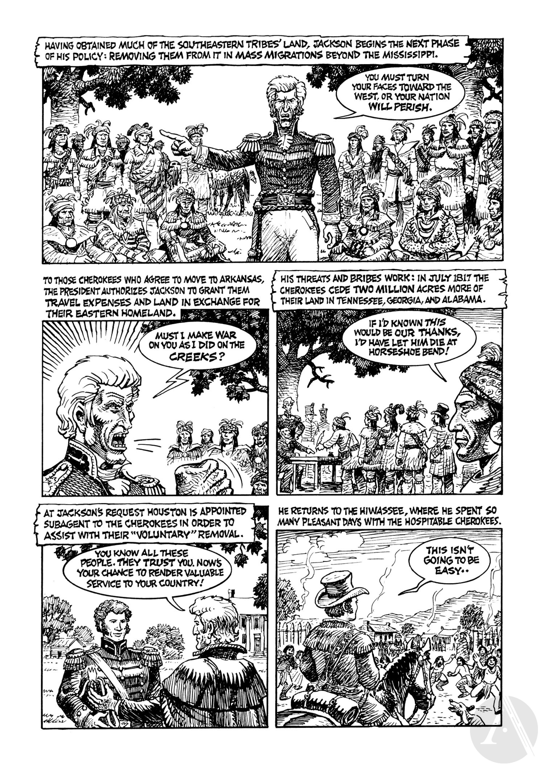 Read online Indian Lover: Sam Houston & the Cherokees comic -  Issue # TPB - 25