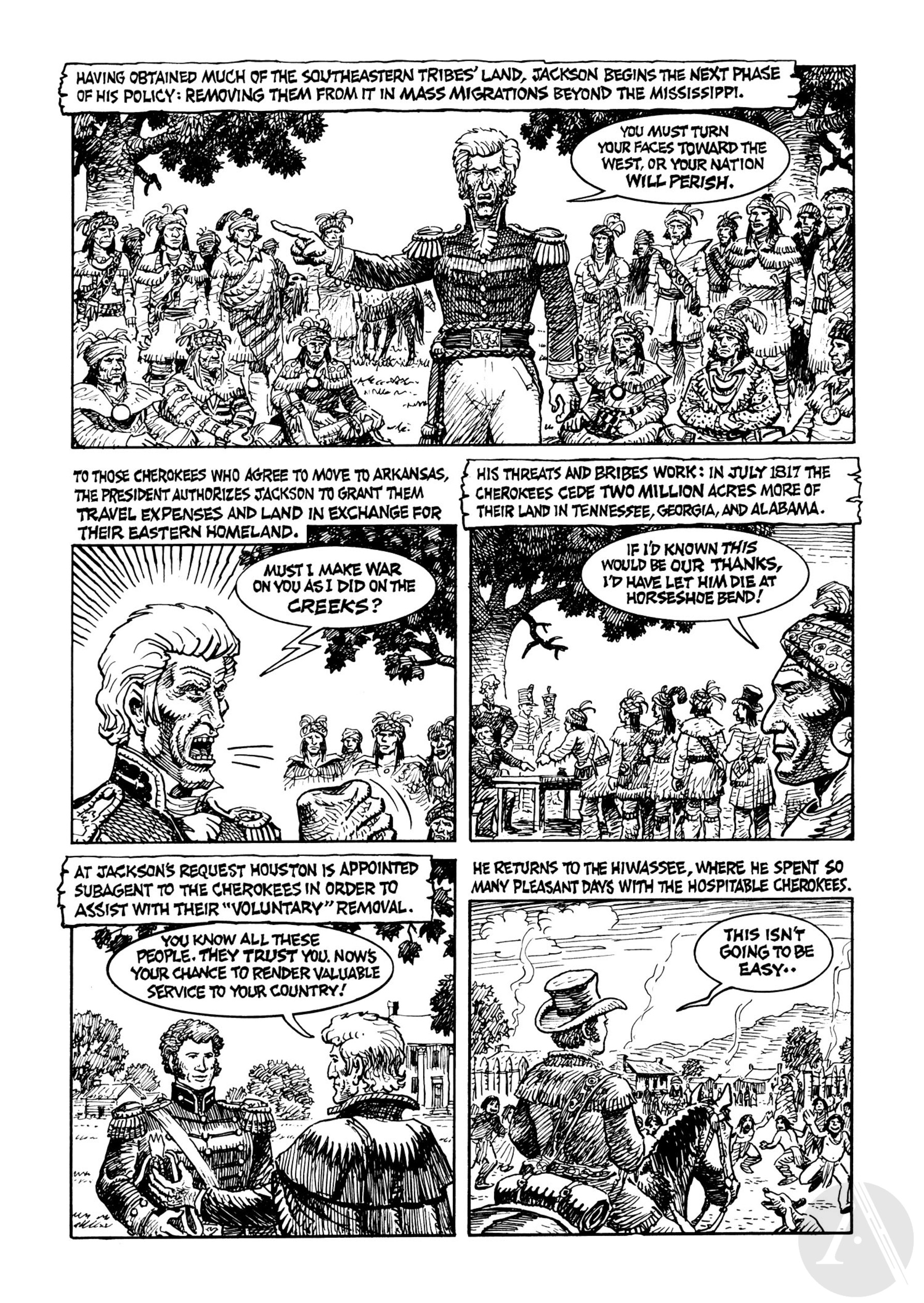 Read online Indian Lover: Sam Houston & the Cherokees comic -  Issue # TPB - 25